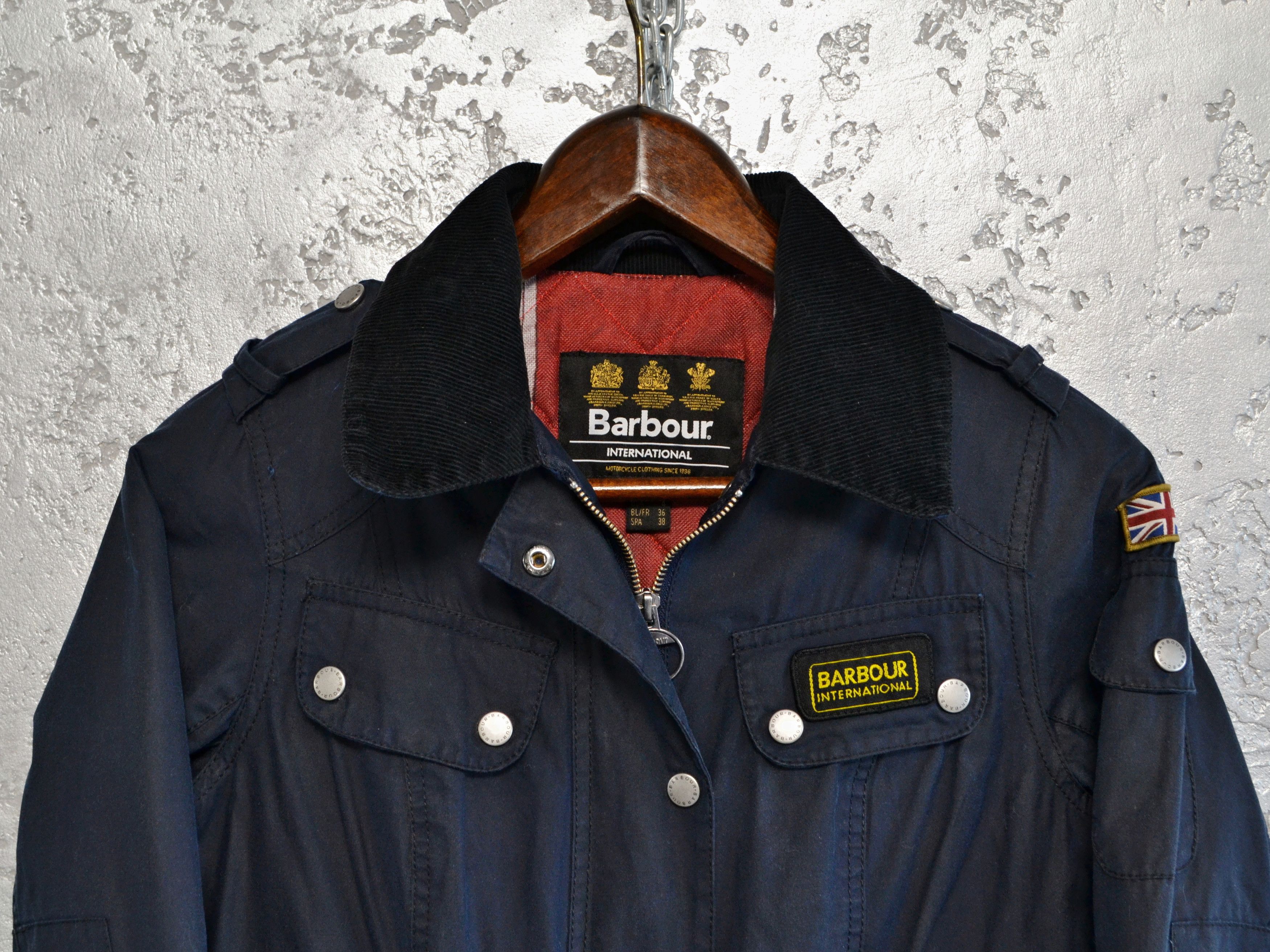Barbour Barbour International Stockland Women's Wax cotton Jacket Size S / US 4 / IT 40 - 6 Thumbnail