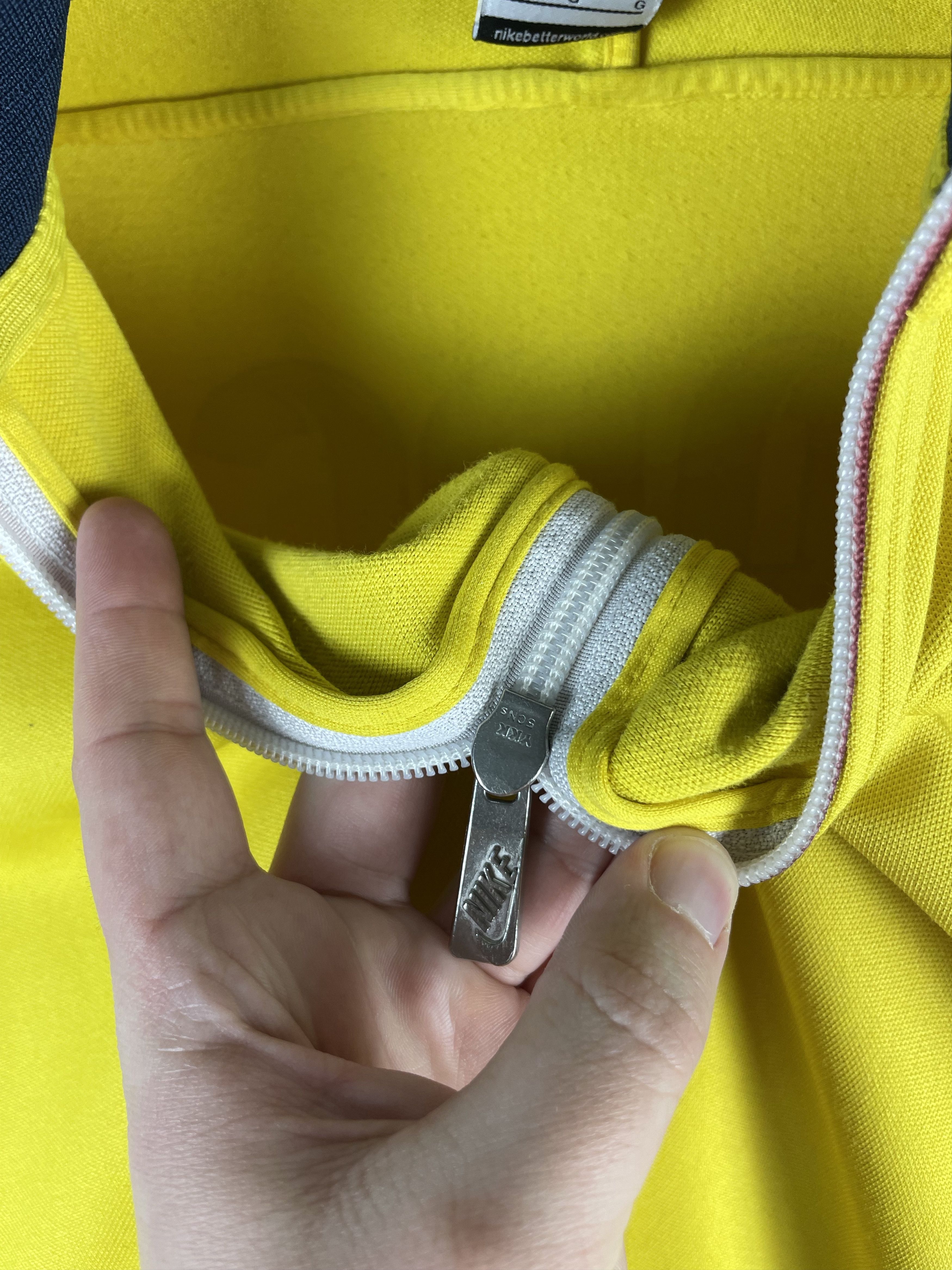 Vintage Nike FC Barcelona Zip Soccer Jersey Y2K Drill Rare