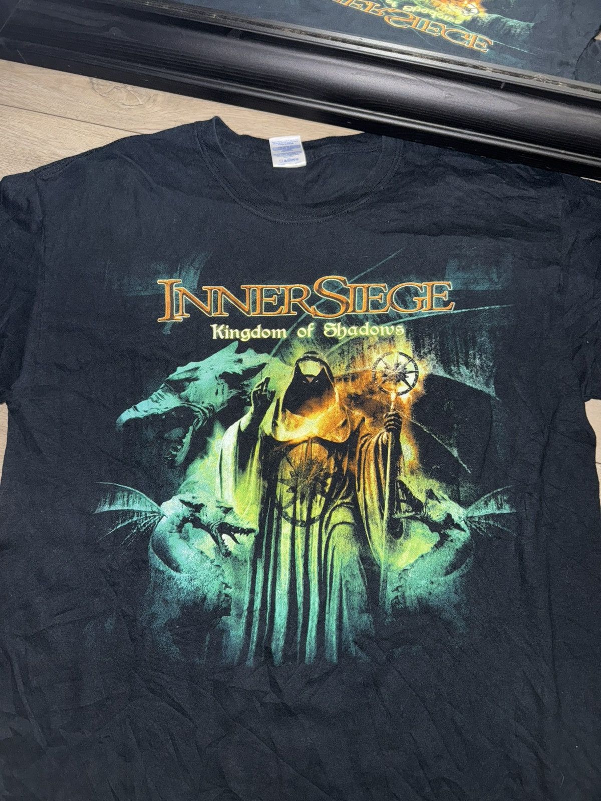 Band Tees × Vintage Rare Vintage / Y2K Inner Siege Band Tee Size US L / EU 52-54 / 3 - 3 Thumbnail
