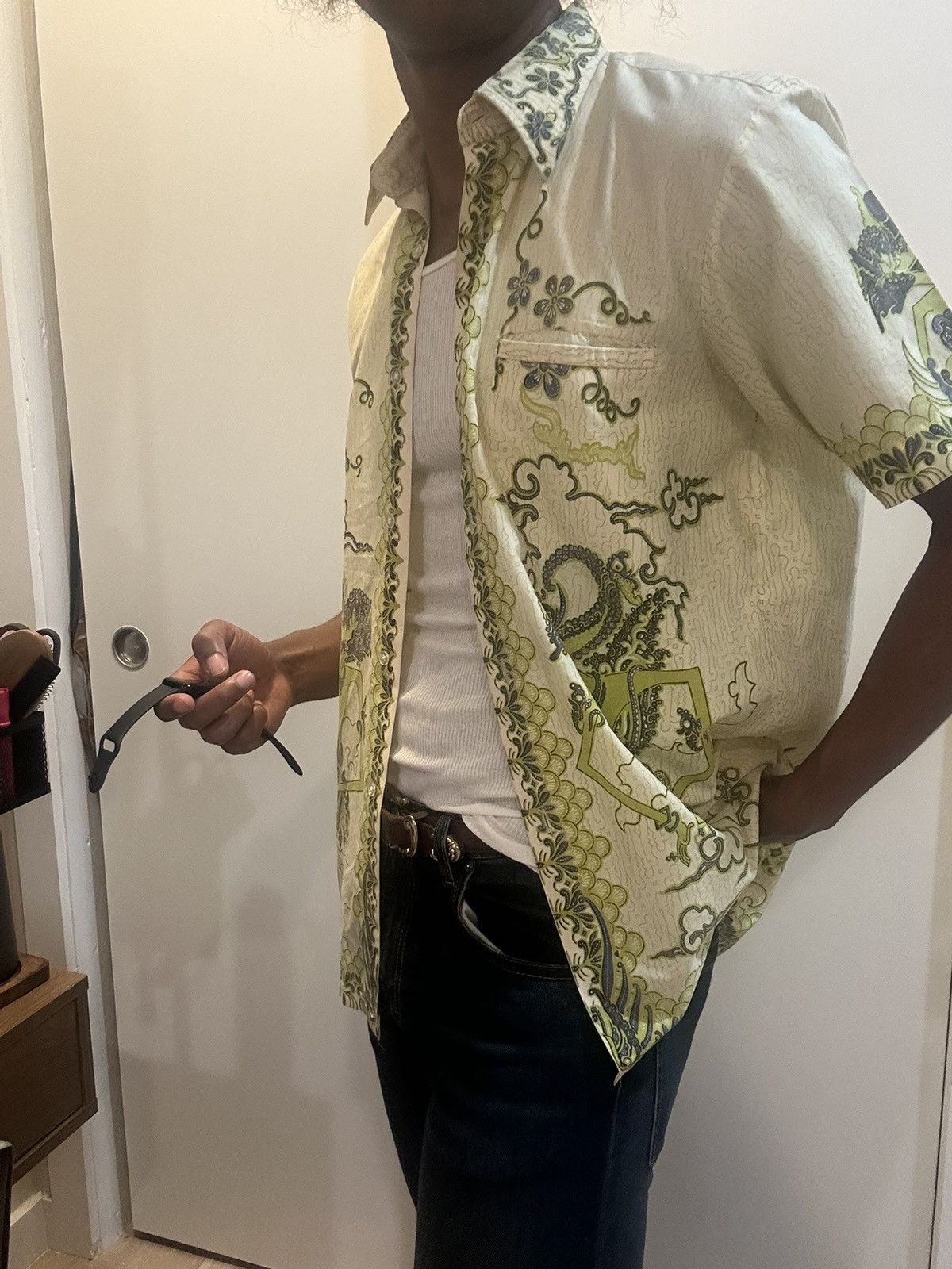 Other Vintage Deity Print Button Up Size US M / EU 48-50 / 2 - 6 Thumbnail