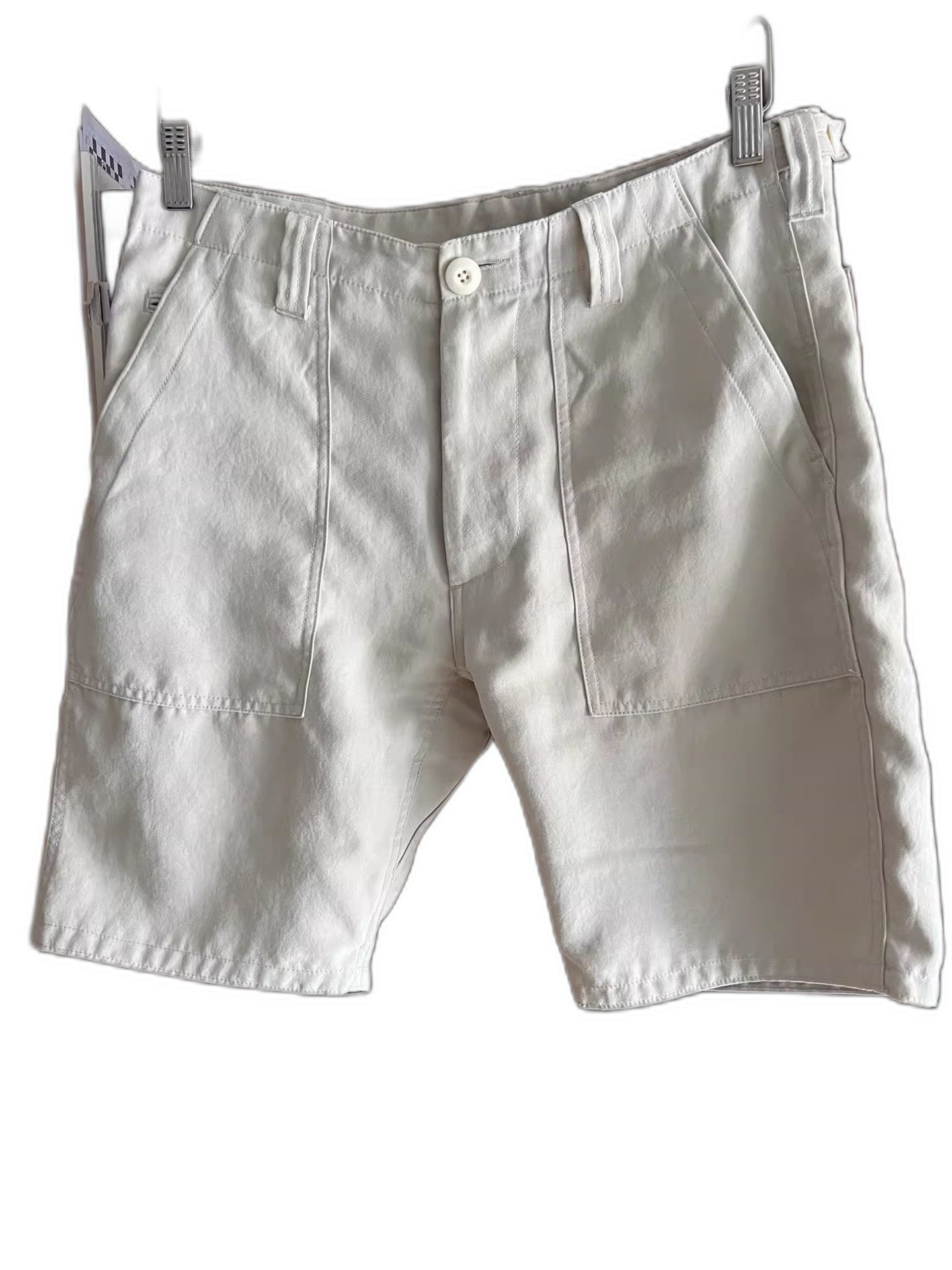 Nanamica Nanamica Light White Cargo Shorts Size US 32 / EU 48 - 1 Thumbnail
