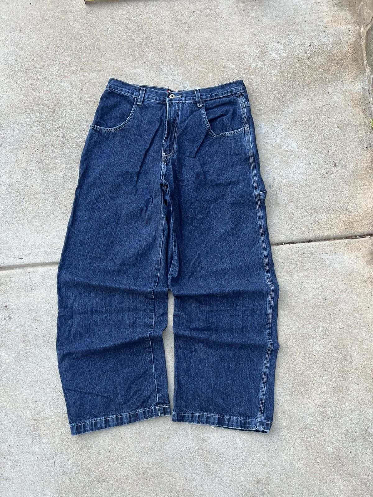 JNCO Vintage 2000s JNCO tribal carpenter jeans 36x32 Size US 32 / EU 48 - 4 Thumbnail