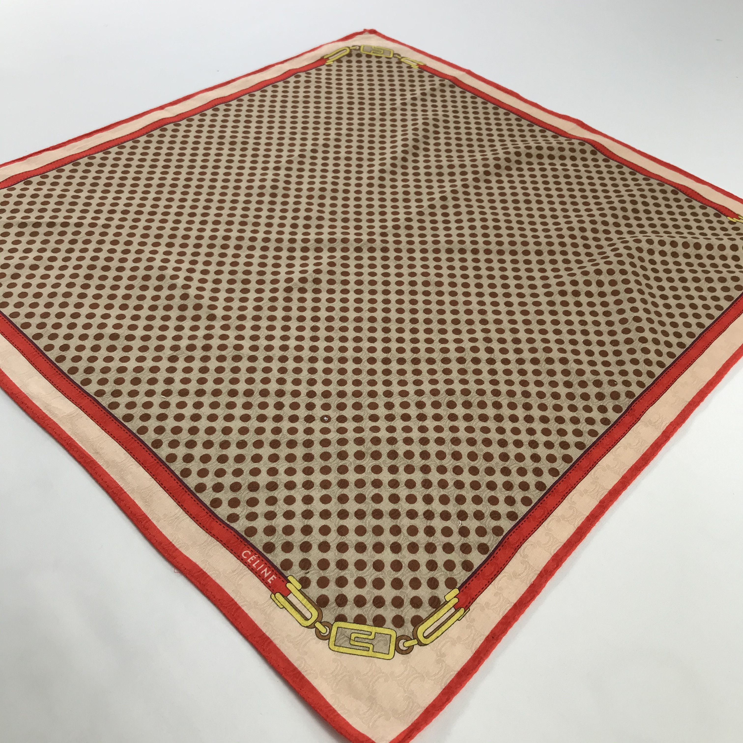 Celine × Vintage Celine Bandana / Handkerchief / Neckerchief - S679 Size ONE SIZE - 2 Thumbnail