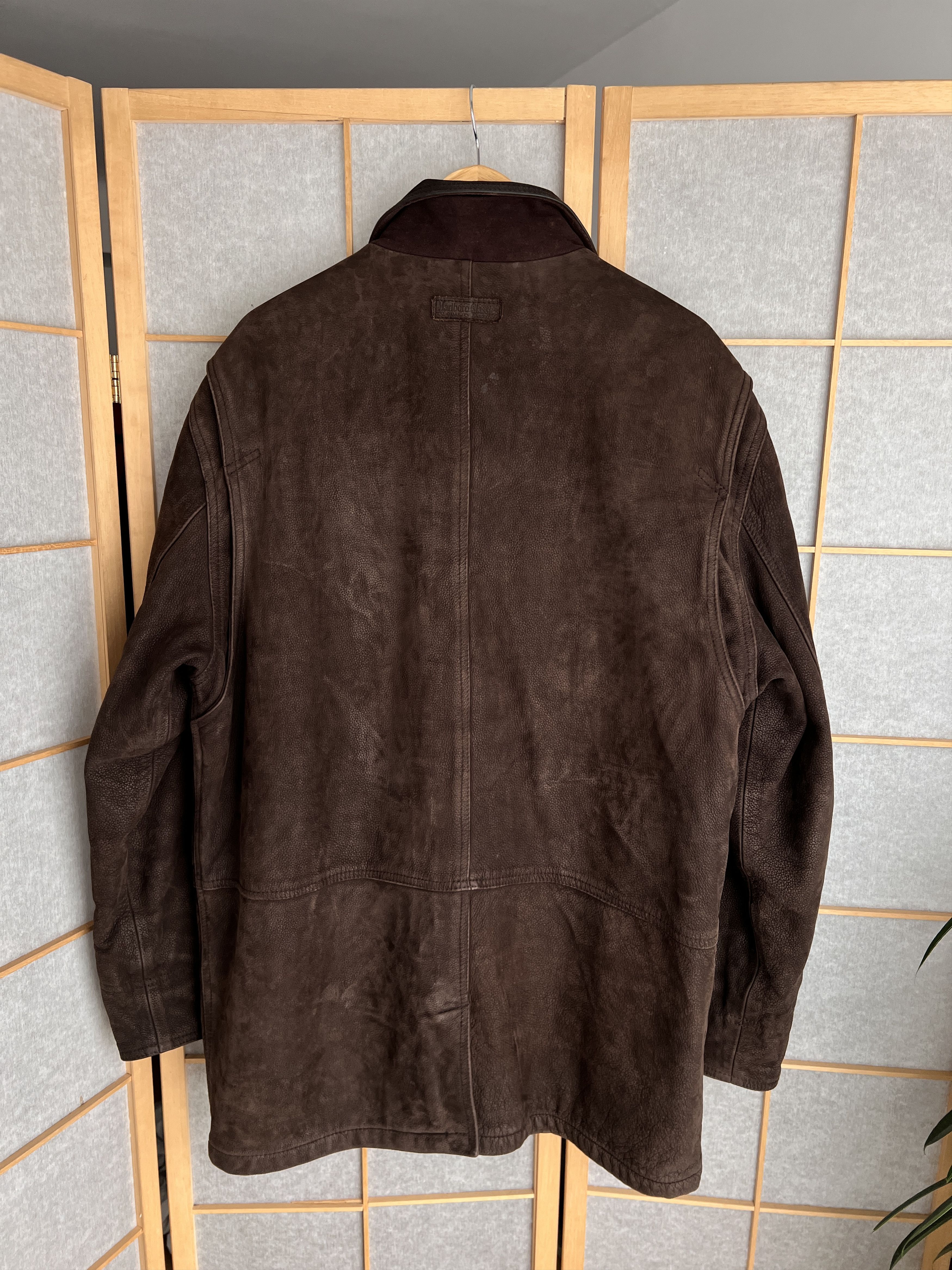 Marlboro Classics Archive! Marlboro Classics vintage 90s leather coat jacket Size US XXL / EU 58 / 5 - 18 Thumbnail