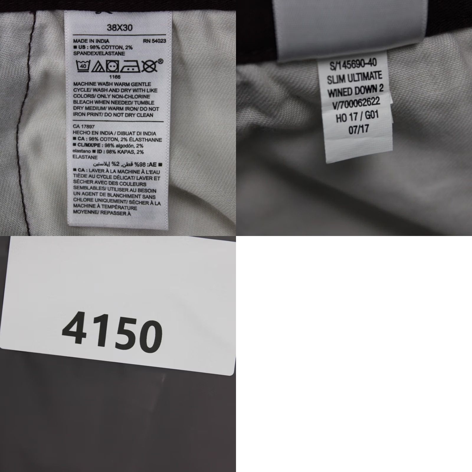 Old Navy Old Navy Slim Chino Pants NWT Mens 38x30 Red Built-In Flex Stretch Slim Fit Casual Workwear Pants Mens 38 Red 98% Cotton 2% Spandex Size US 38 / EU 54 - 10 Thumbnail