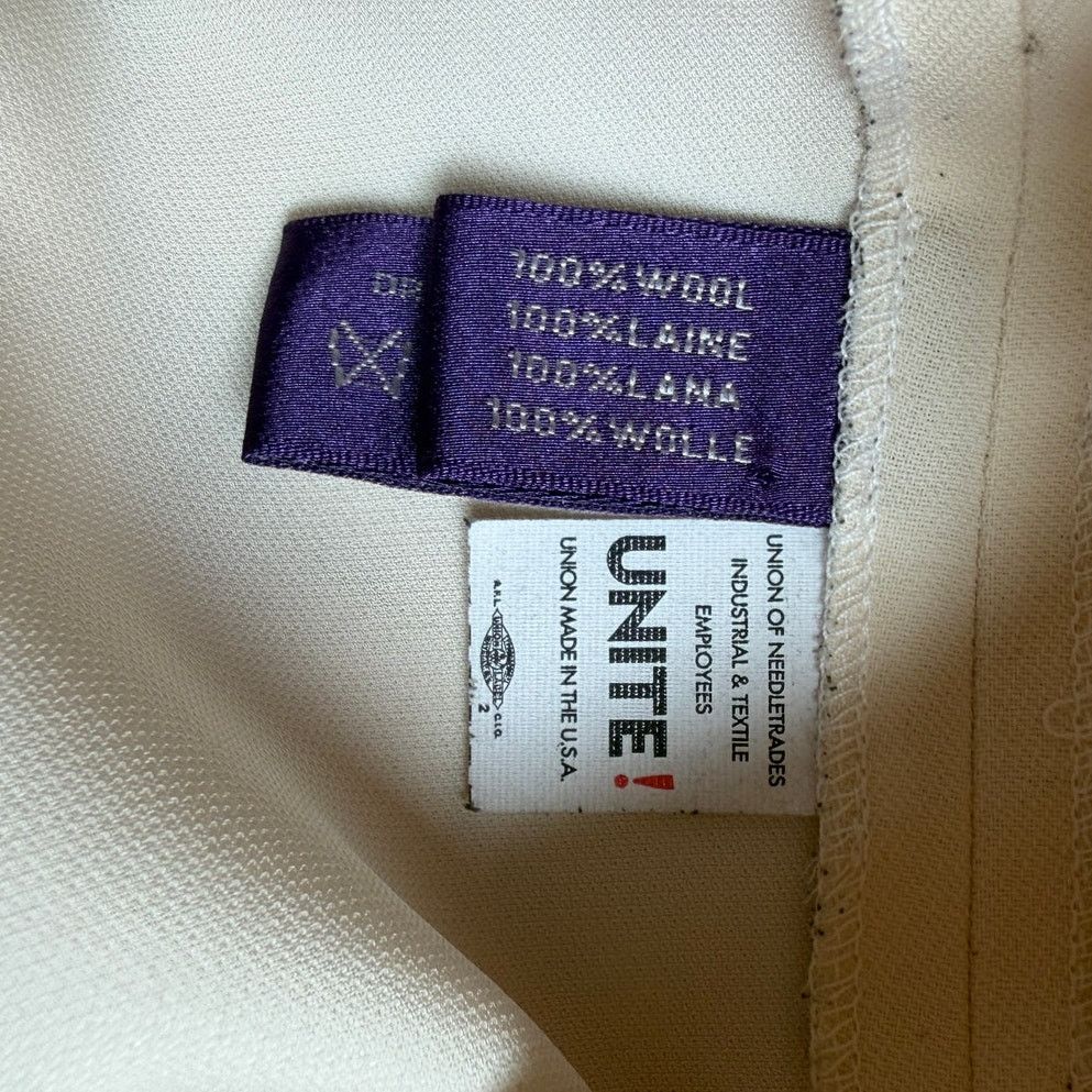 Ralph Lauren Purple Label Ralph Lauren Purple Label Women's Off-White Dean Wool Pants Size 30" / US 8 / IT 44 - 7 Thumbnail