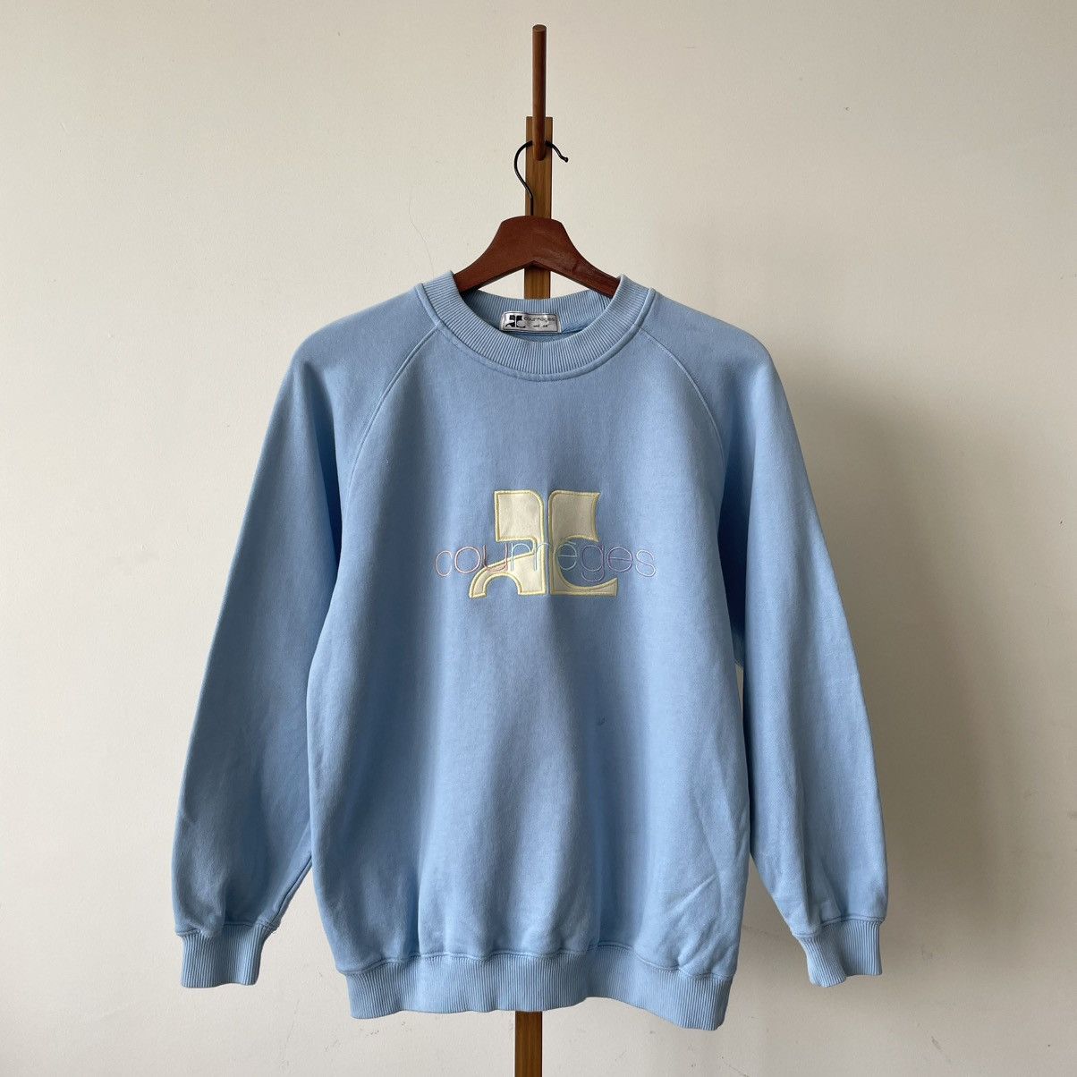 Courreges Vintage Courreges Spell Out Sweatshirt Size US M / EU 48-50 / 2 - 1 Thumbnail