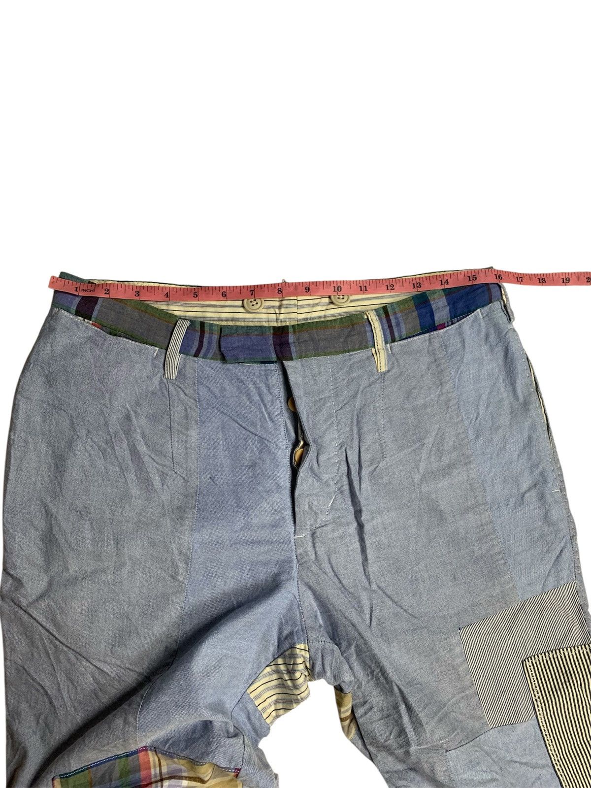 Japanese Brand Ciname Boro madras Plaid pacthwork Size US 32 / EU 48 - 5 Thumbnail