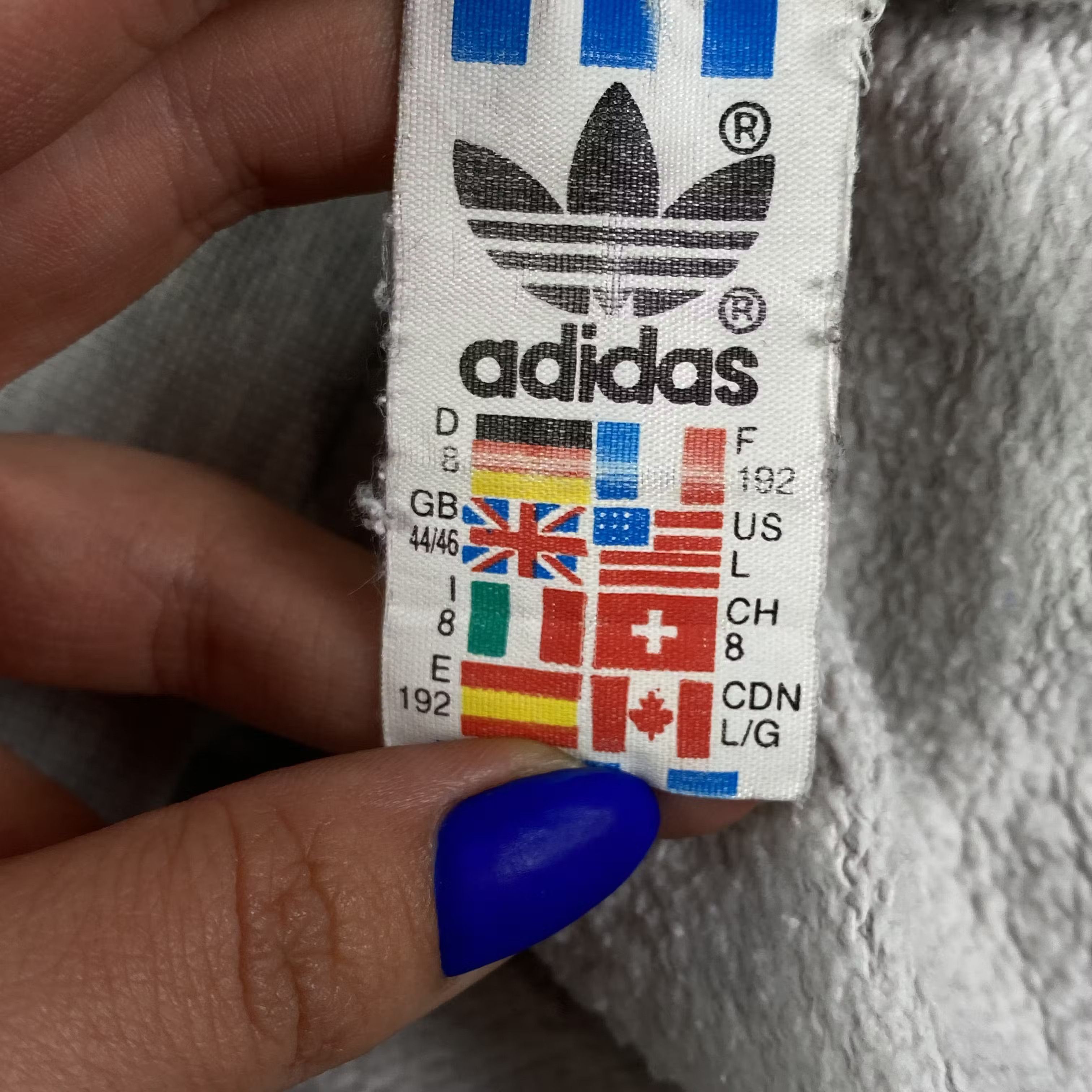Adidas × Vintage Mens Sweatshirt Adidas Originals Vintage Size L Big Logo Size US L / EU 52-54 / 3 - 5 Thumbnail