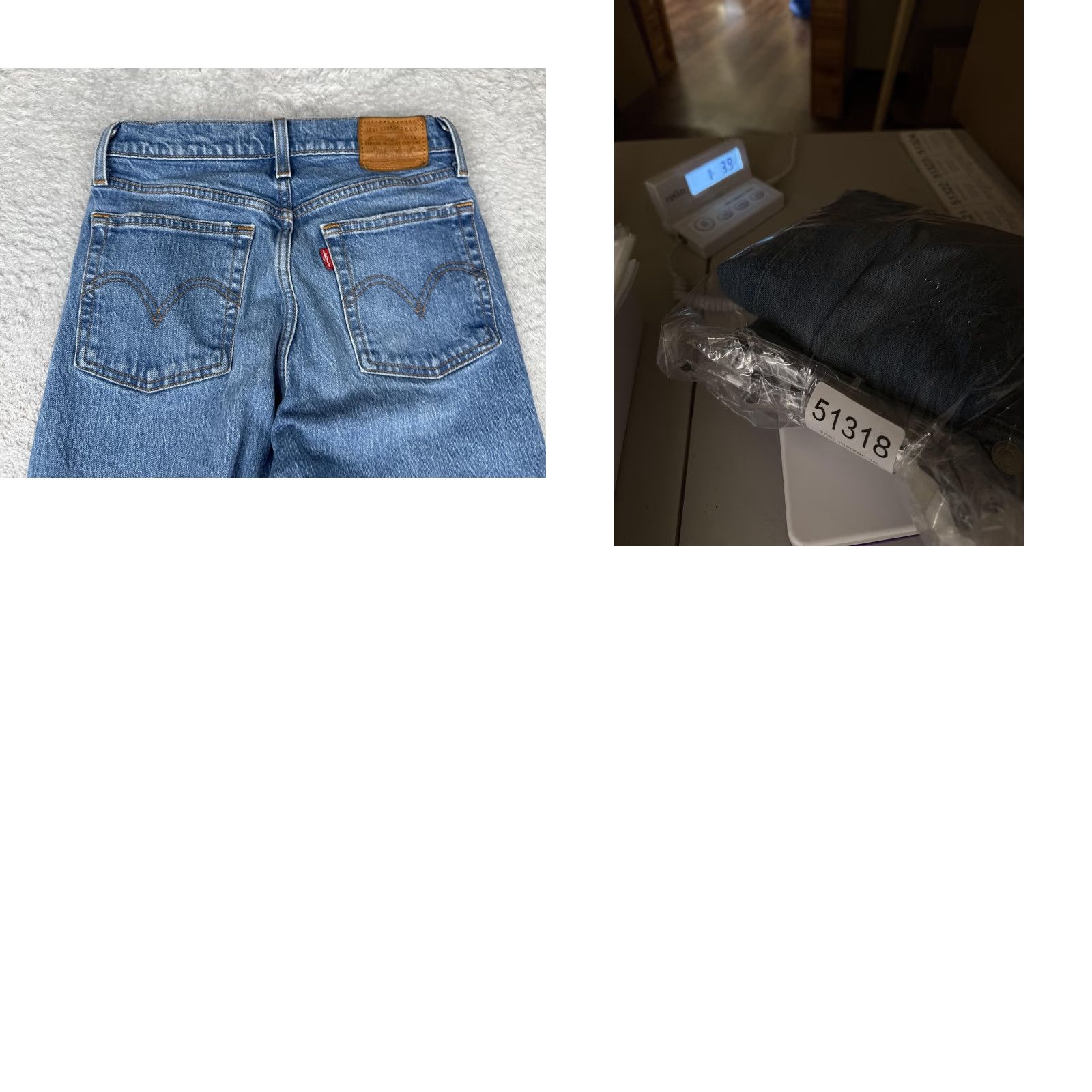 Levi's VINTAGE Levis Jeans Womens 25 Blue Wedgie High Rise Button Fly Distressed Ankle - Levi's Wedgie Fit 90s Retro Womens Jeans Size 42" / US 20 - 11 Thumbnail