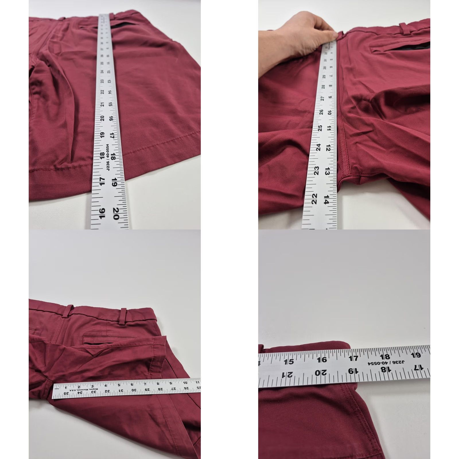 Lululemon Lululemon Commission Shorts Mens 34 Red Chino 9" Inseam Golf Stretch Casual Size US 34 / EU 50 - 8 Thumbnail