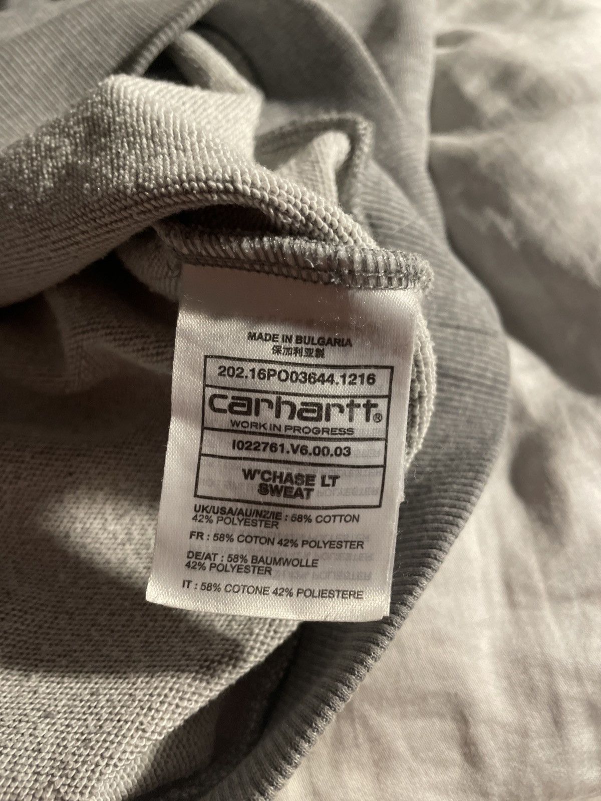 Carhartt Basic Vintage Carhartt Sweatshirt Sleeve Logo Size US M / EU 48-50 / 2 - 7 Thumbnail