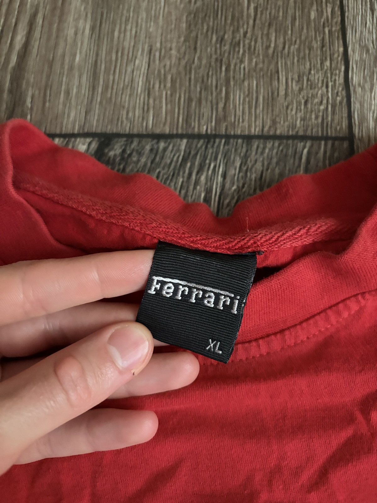Ferrari Vintage 2000s Ferrari Official Red Men's Racing Formula 1 Size US XL / EU 56 / 4 - 4 Thumbnail