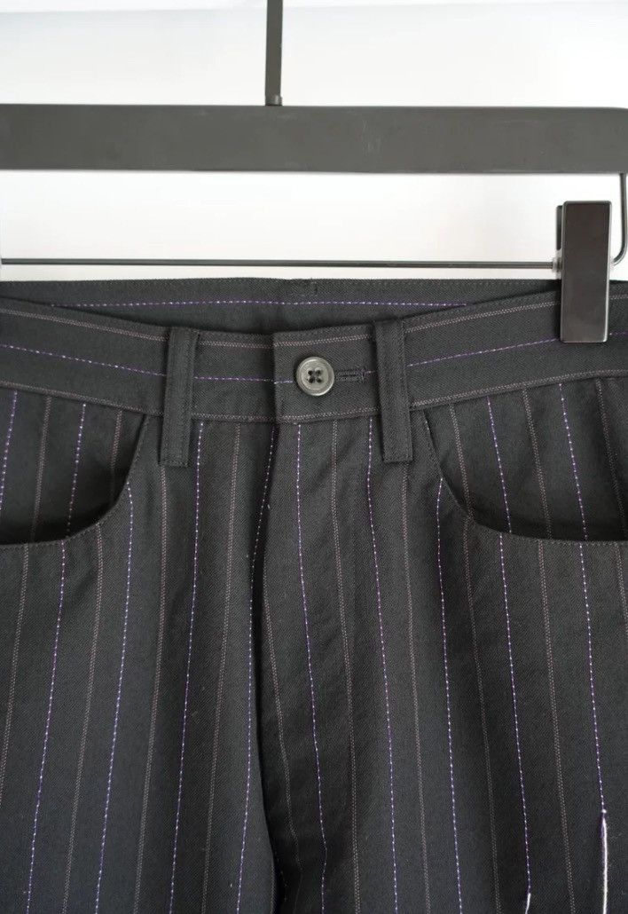 Yohji Yamamoto Yohji Yamamoto 03aw Broken Stripe Pants 2412-Nextarrow Size US 28 / EU 44 - 3 Thumbnail