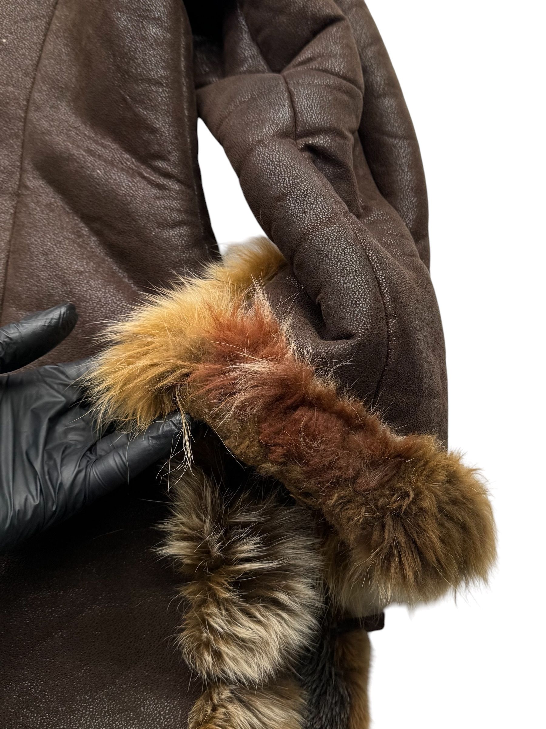 Japanese Brand Vintage Faux Sheepskin Coat W80(V9) Size M / US 6-8 / IT 42-44 - 7 Thumbnail