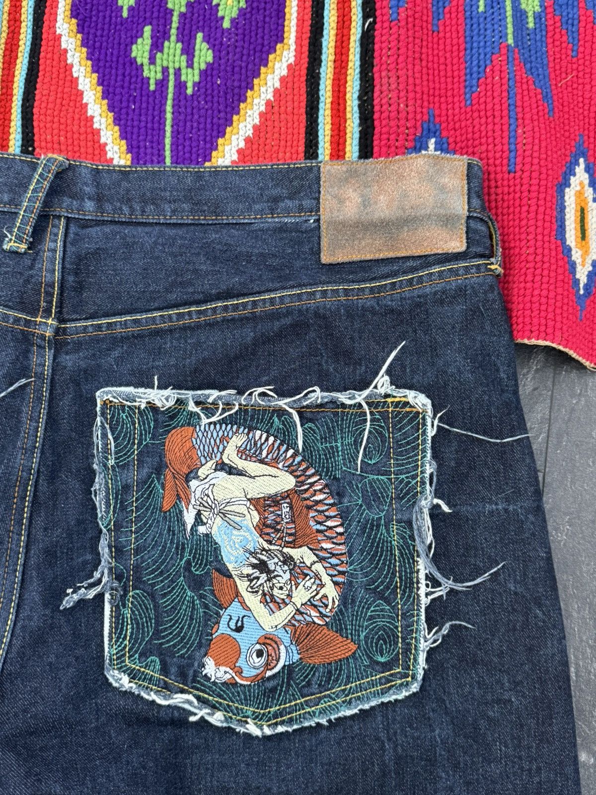 Red Monkey Red Monkey Company Embroidery Pocket Japan Denim Size US 40 / EU 56 - 4 Thumbnail