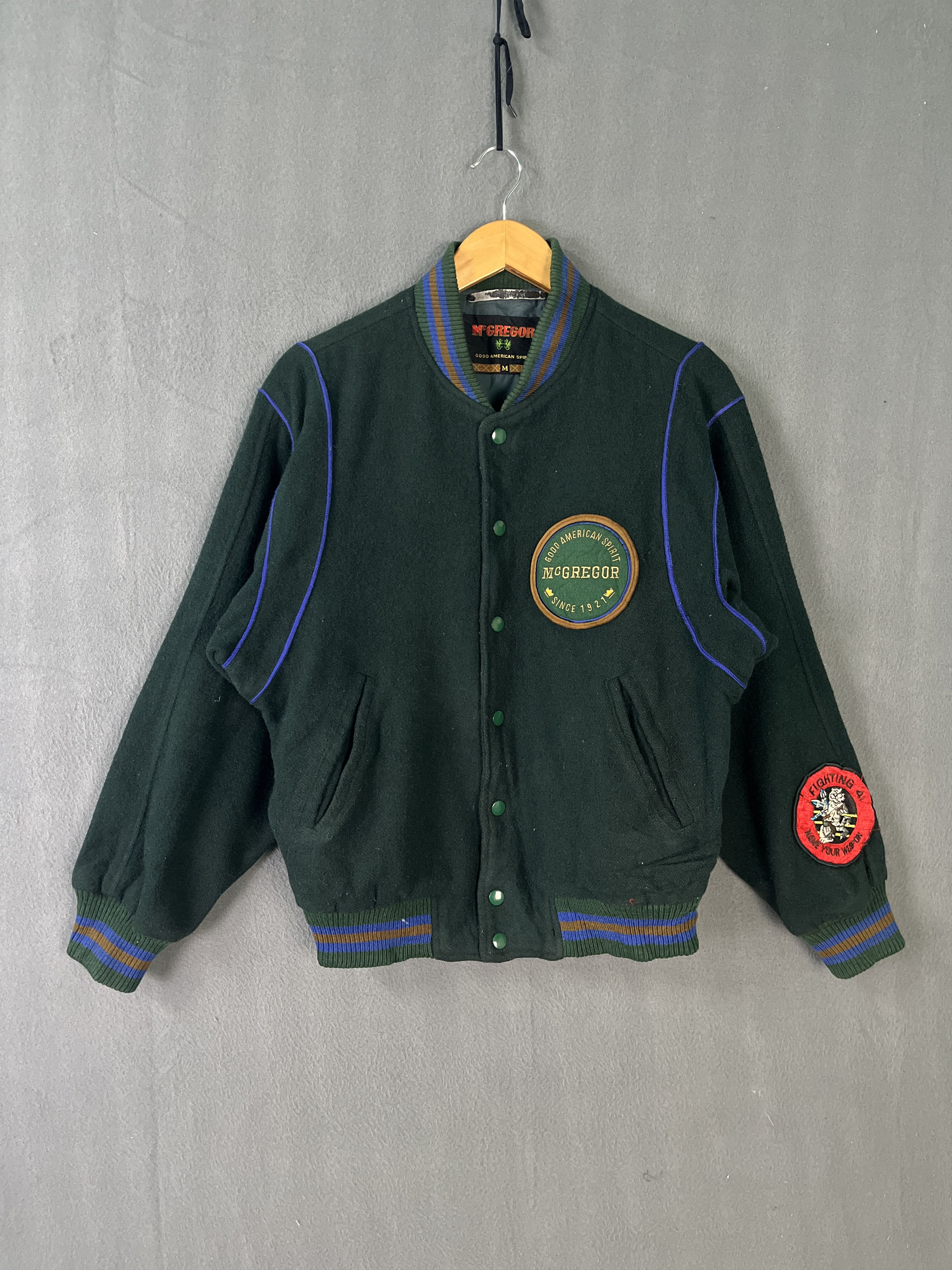 McGregor Vintage Mcgregor Wool Varsity Jacket Size US M / EU 48-50 / 2 - 1 Thumbnail