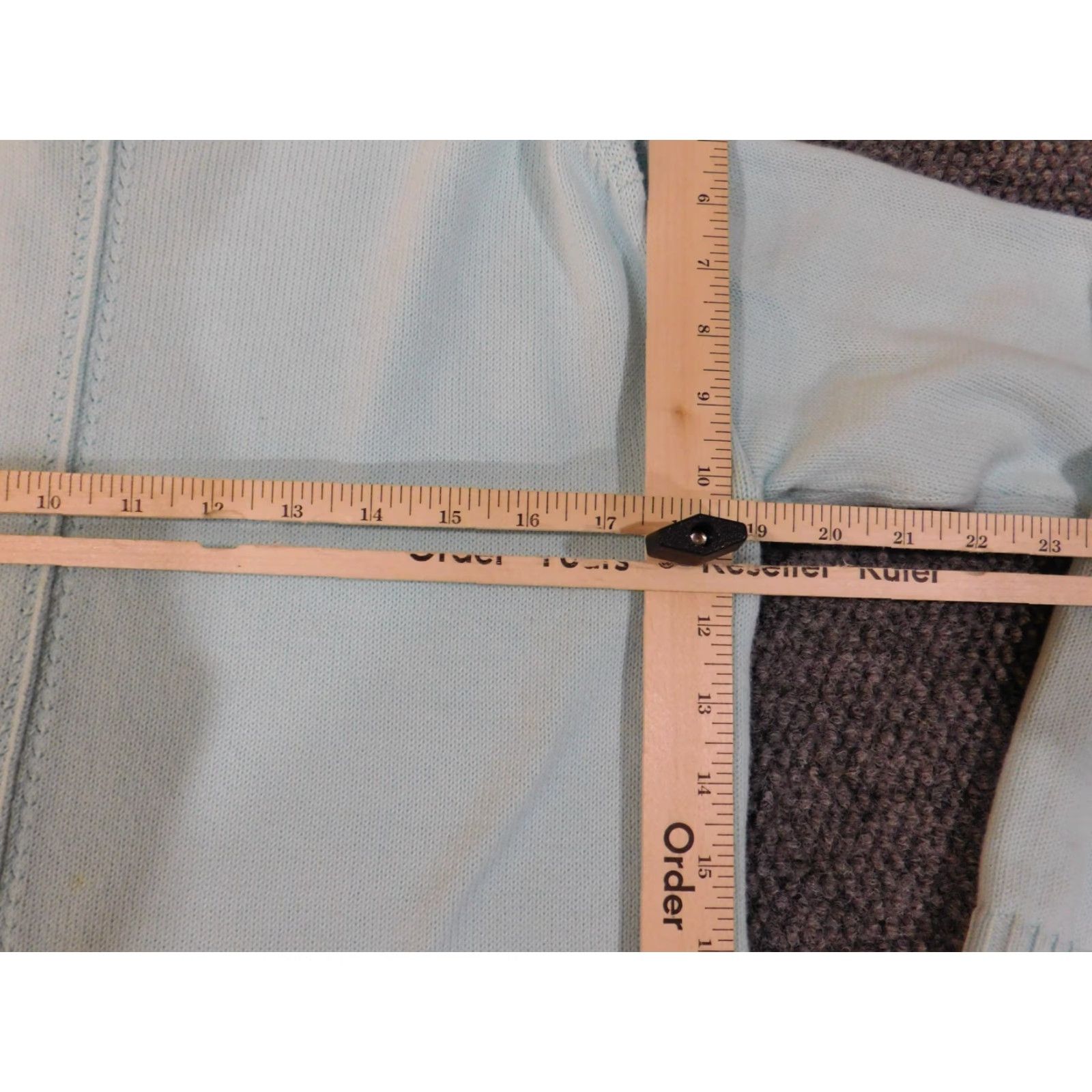 Talbots Talbots Sweater Womens Small Blue Pullover Cotton Knit Stretch Casual Crew Neck Button Knit Solid Modern Regular Mens? Wait. Size S / US 4 / IT 40 - 6 Thumbnail