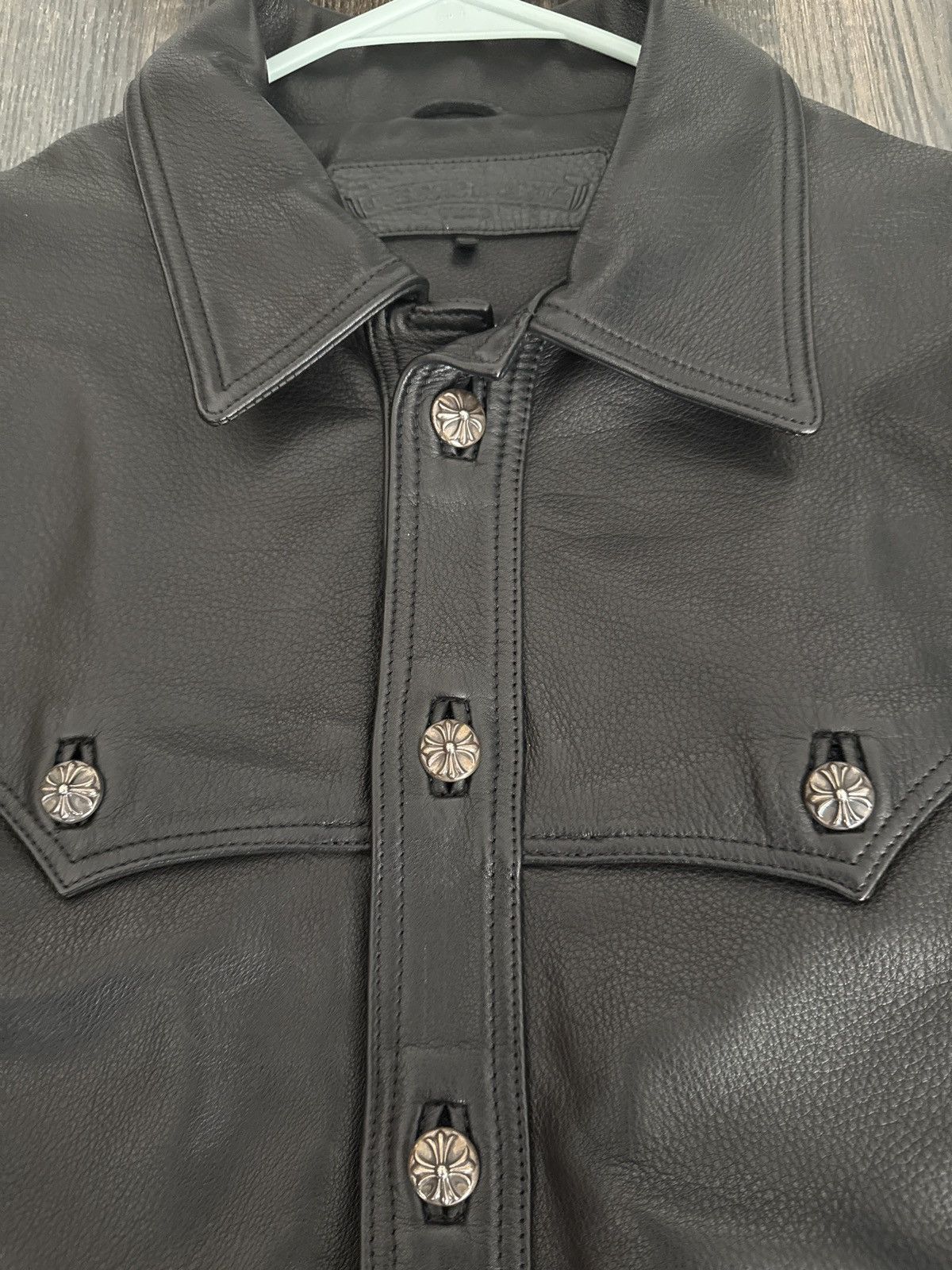 Chrome Hearts Chrome Hearts Leather Jacket Size US L / EU 52-54 / 3 - 8 Thumbnail