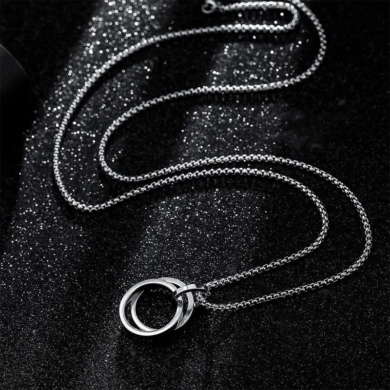 Other Double Ring Necklace Size ONE SIZE - 2 Thumbnail