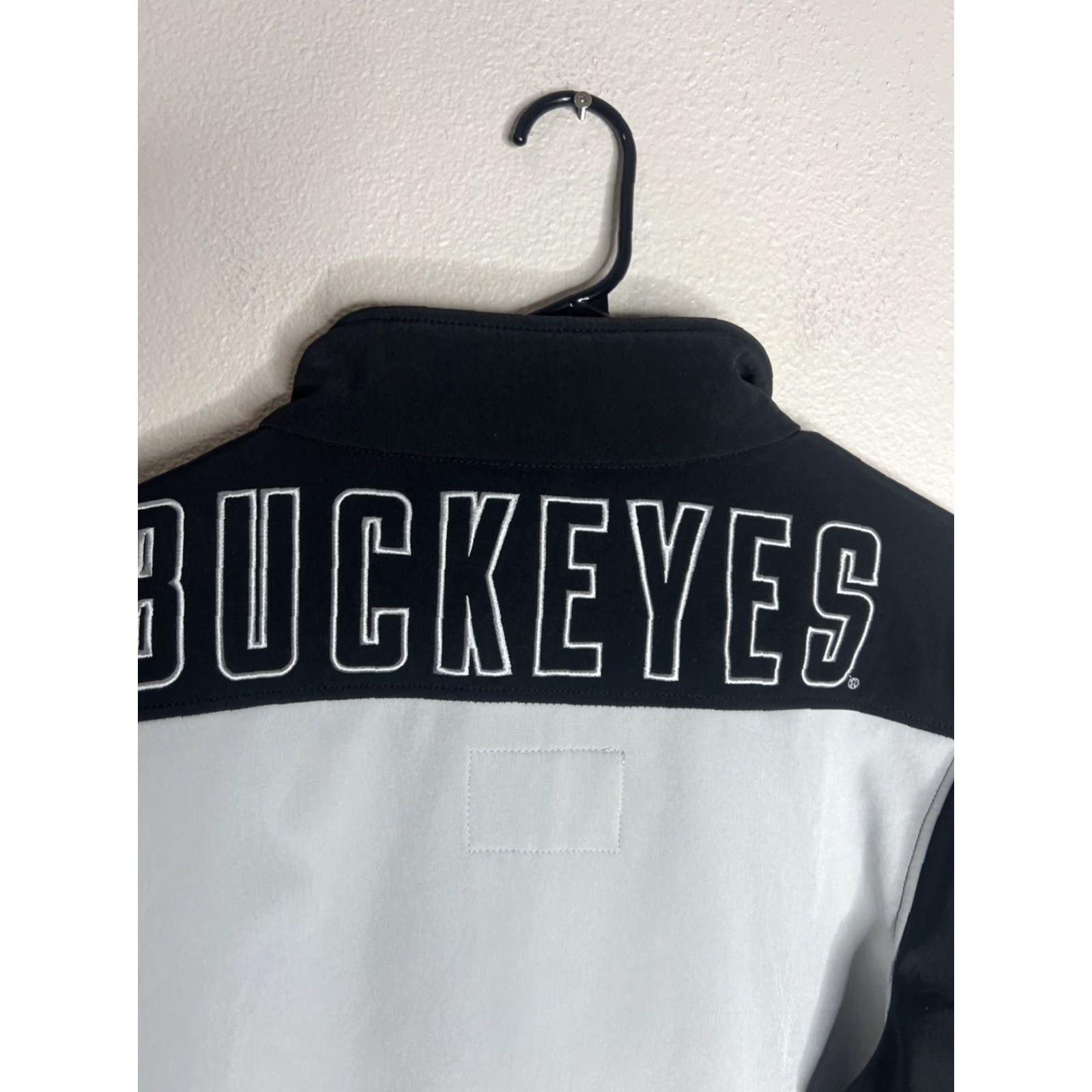 Vintage VINTAGE? Ohio State Varsity Authentic Apparel Mens Jacket Full Zip M Gray Black Bomber Jacket Size US M / EU 48-50 / 2 - 7 Thumbnail