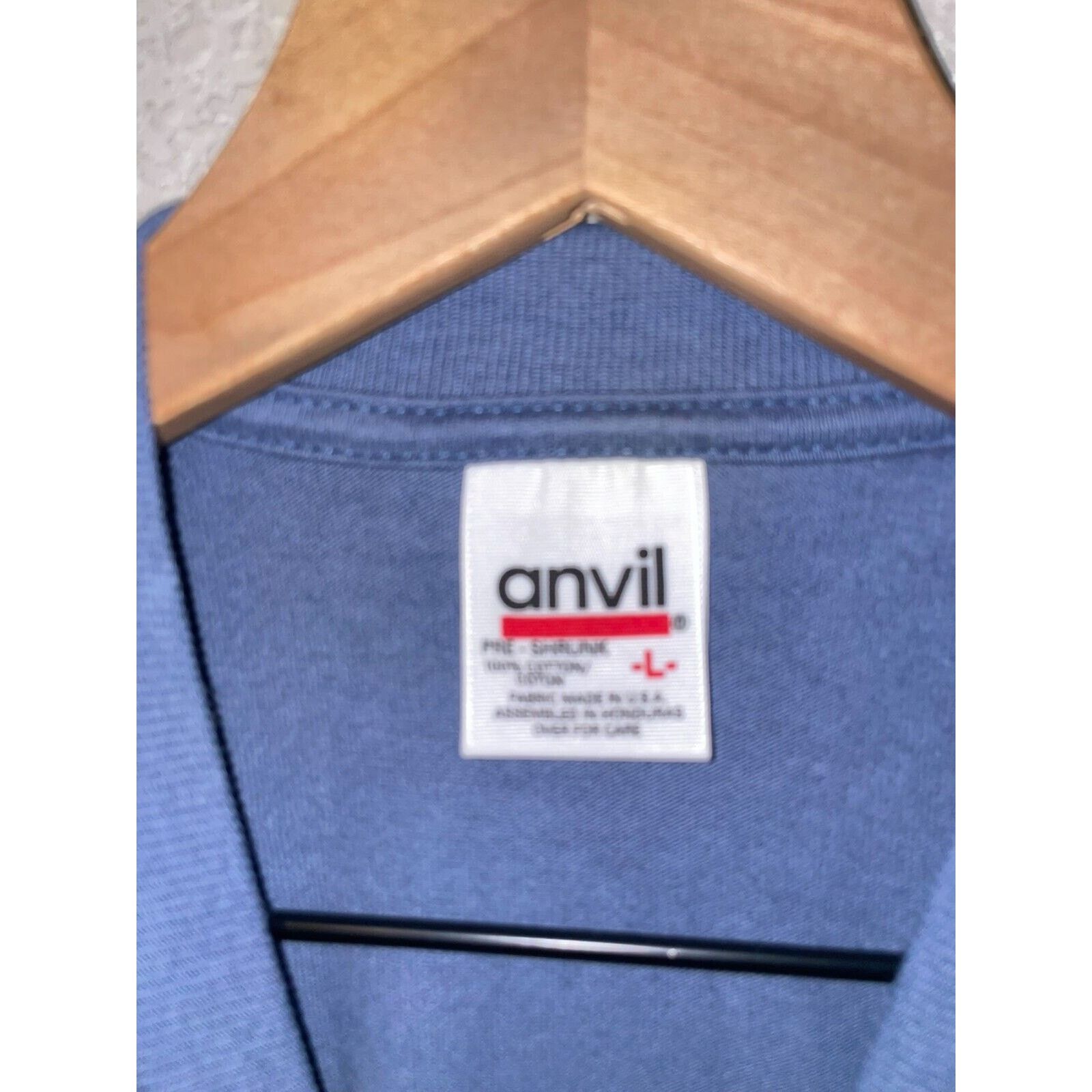 Anvil 90s NM New Mexico State Blue Shirt Tee VTG L Large 1990s Size US L / EU 52-54 / 3 - 6 Thumbnail