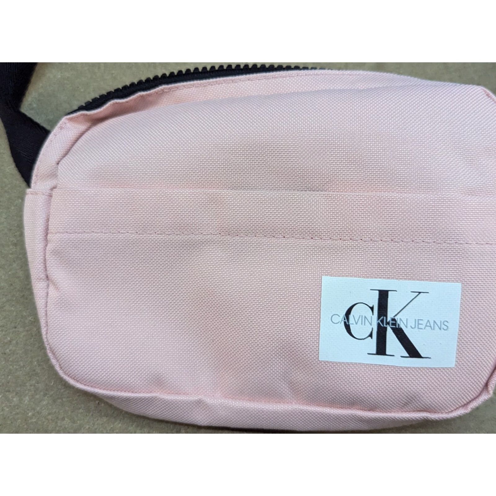 Calvin Klein Calvin Klein Belt Bag Pink Womens Monogram Fanny Waistbag Medium Size ONE SIZE - 4 Thumbnail