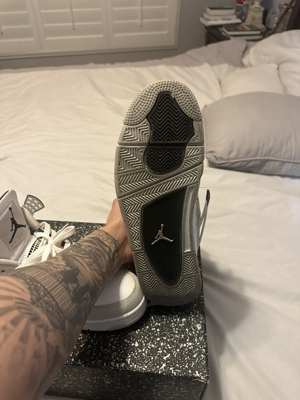 Jordan Brand × Vintage Jordan 4 Military Black Size US 12 / EU 45 - 7 Thumbnail