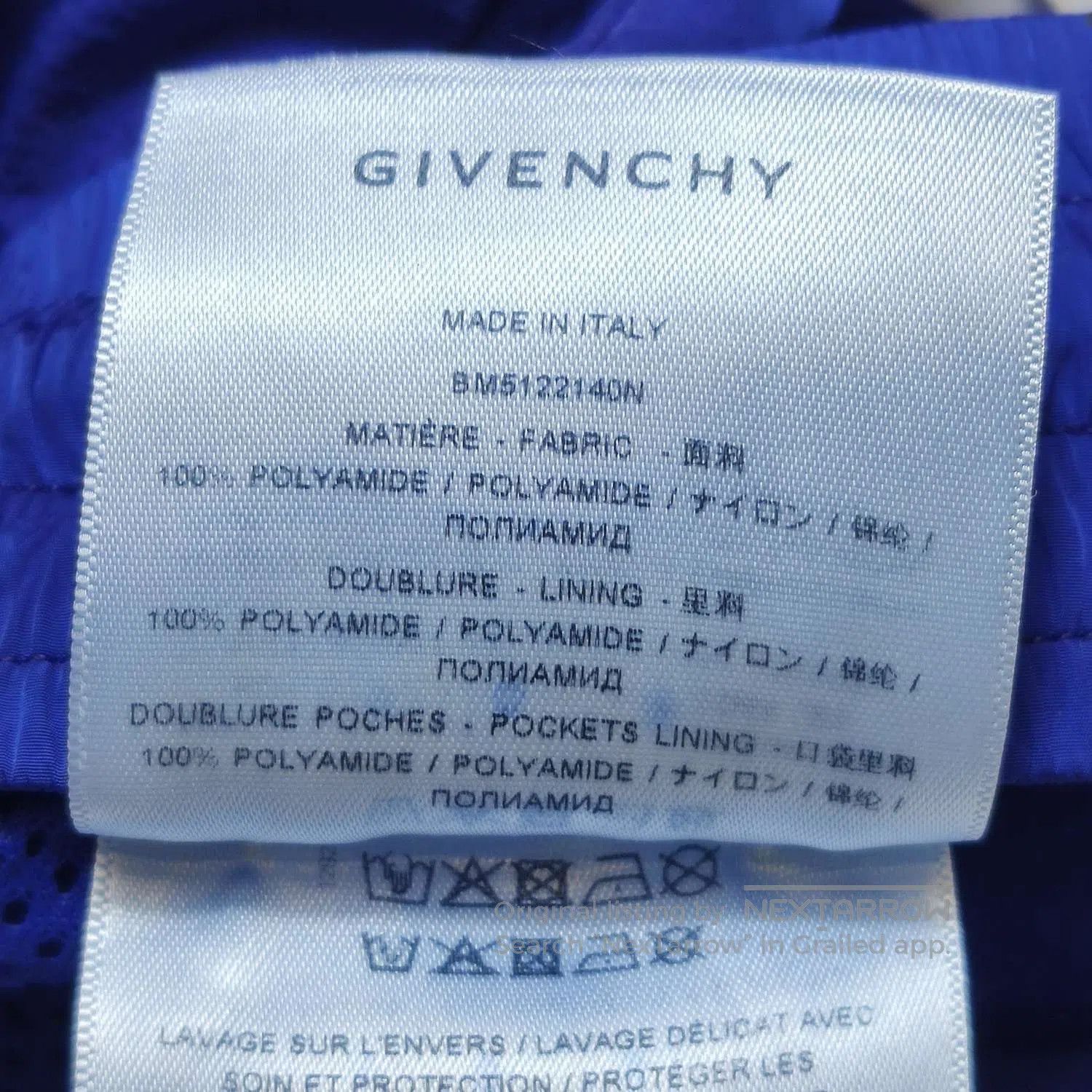 Givenchy Givenchy Blue Drawstring Waist Pants M. Size US 34 / EU 50 - 8 Thumbnail
