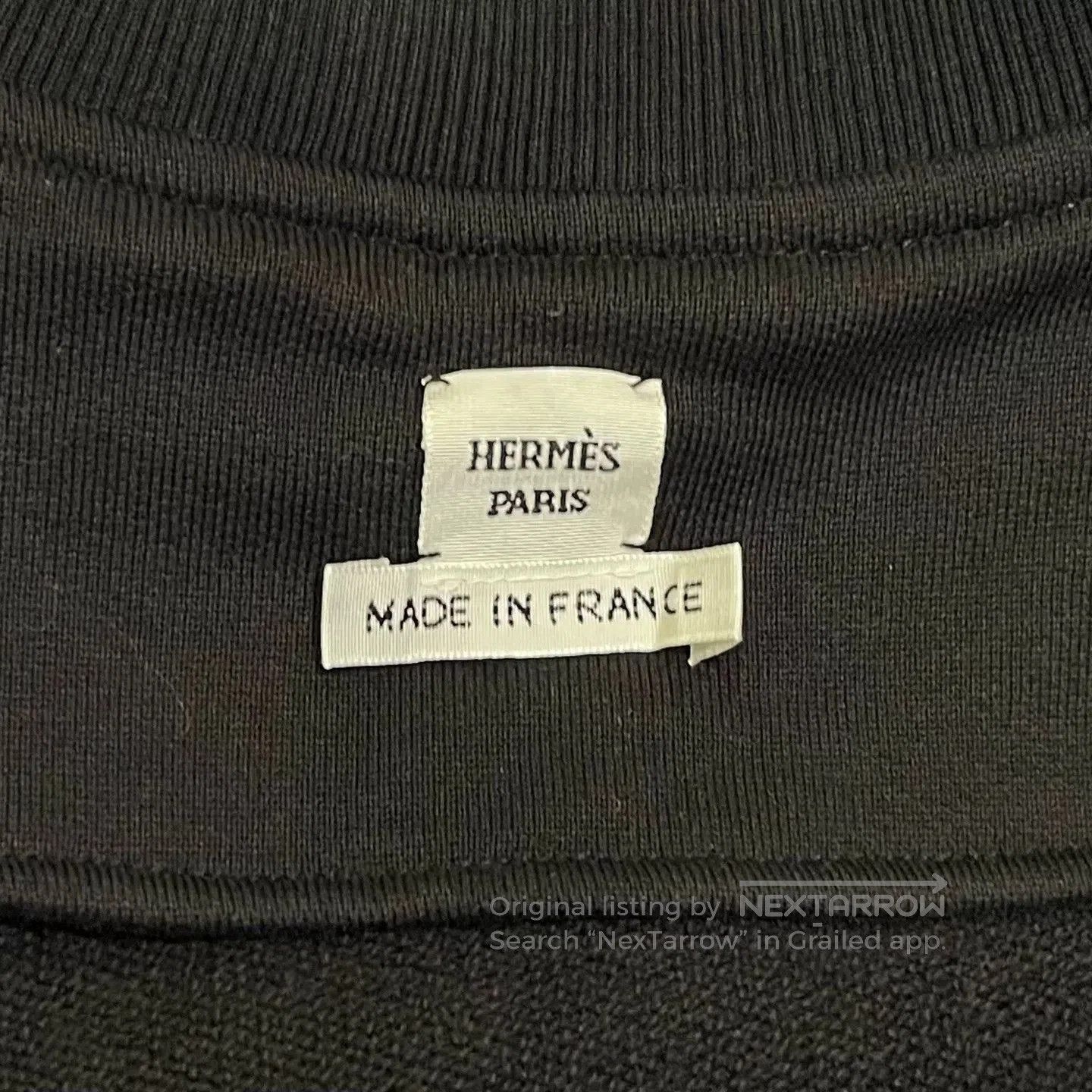 Hermes Hermes Black Crewneck Sweatshirt. Size XS / US 0-2 / IT 36-38 - 5 Thumbnail