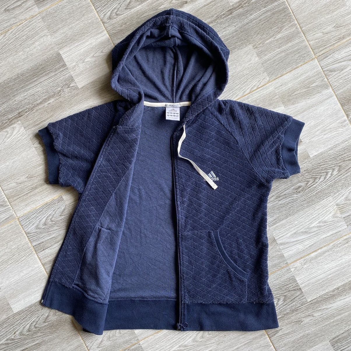 Adidas Adidas Sweater Hooded Short Sleeve Size S / US 4 / IT 40 - 3 Thumbnail