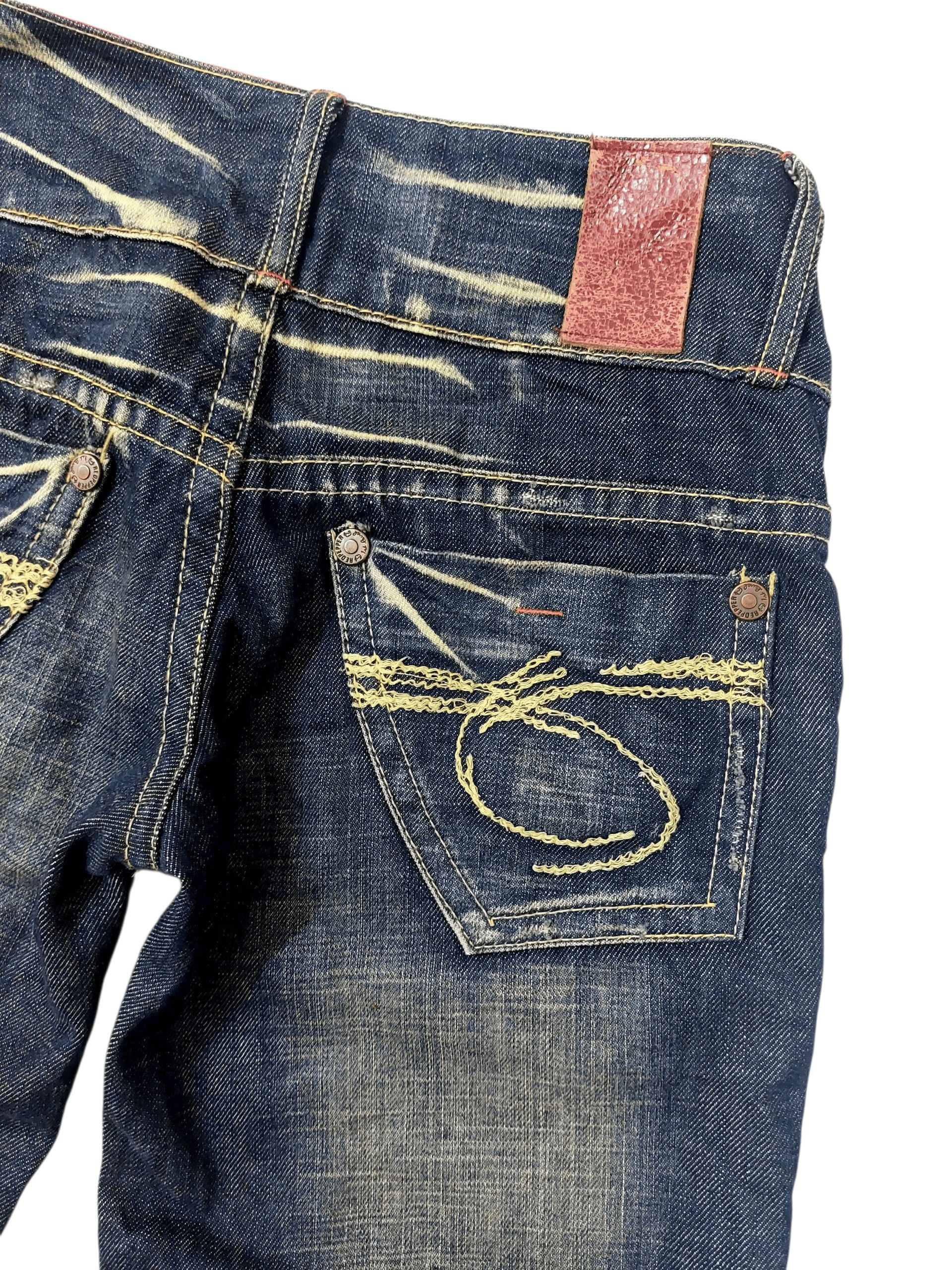 Vintage Red Pepper Punk Bootcut Unisex Low Rise Denim Size 26" / US 2 / IT 38 - 13 Thumbnail