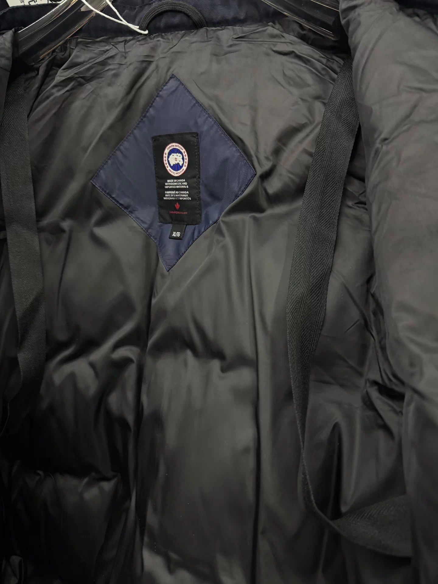 Canada Goose blue collared down XL worn 2x