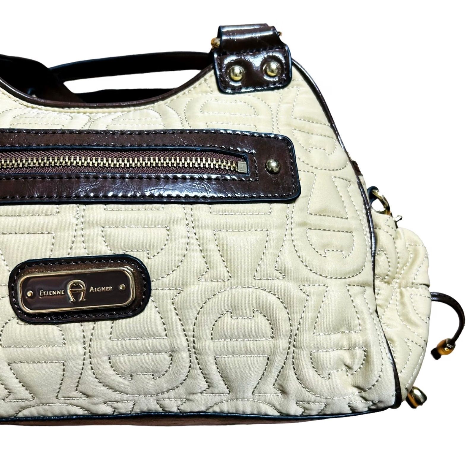 Etienne Aigner Etienne Aigner Women's Crossbody Purse Brown Shoulder Handbag Tote Bag Size ONE SIZE - 5 Thumbnail