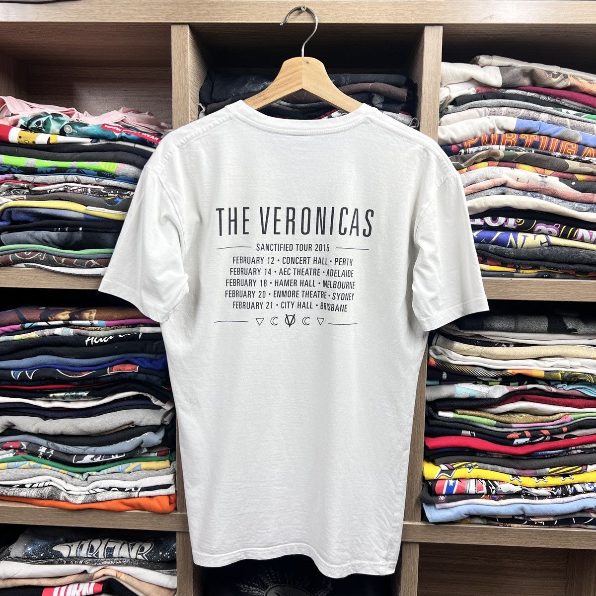 Band Tees VTG THE VERONICAS BAND TOUR TEE Size US M / EU 48-50 / 2 - 2 Thumbnail