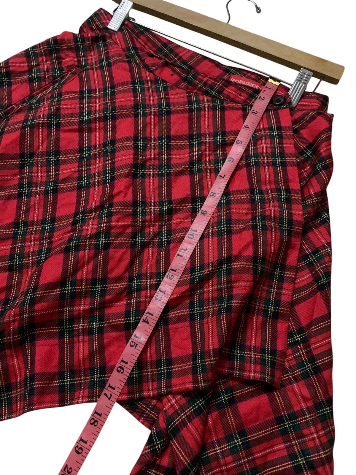 Seditionaries Japanese Ankorock Gothic Punk Red Tartan Skirt Size 28" / US 6 / IT 42 - 3 Thumbnail