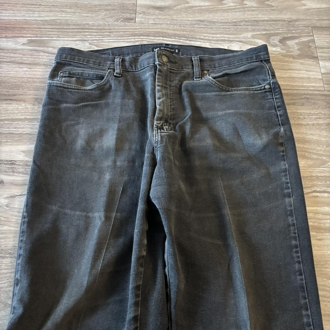 Vintage Crazy Vintage Y2K/2000s Grunge Black Skater Denim Jeans! 36x30 Size US 36 / EU 52 - 5 Thumbnail