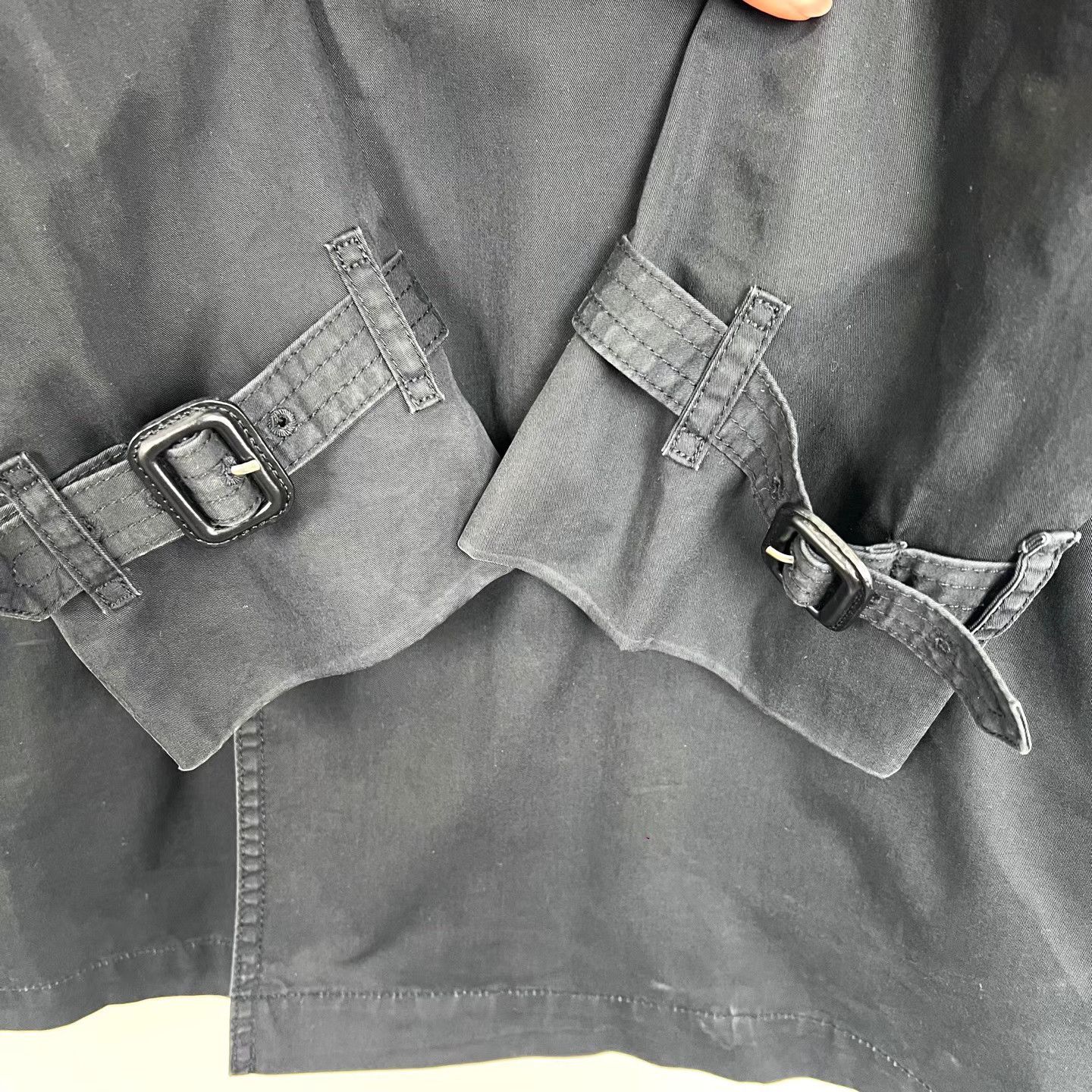 Burberry Burberry Black Lapel Double-Breasted Trench Coat k12 Size US M / EU 48-50 / 2 - 5 Thumbnail