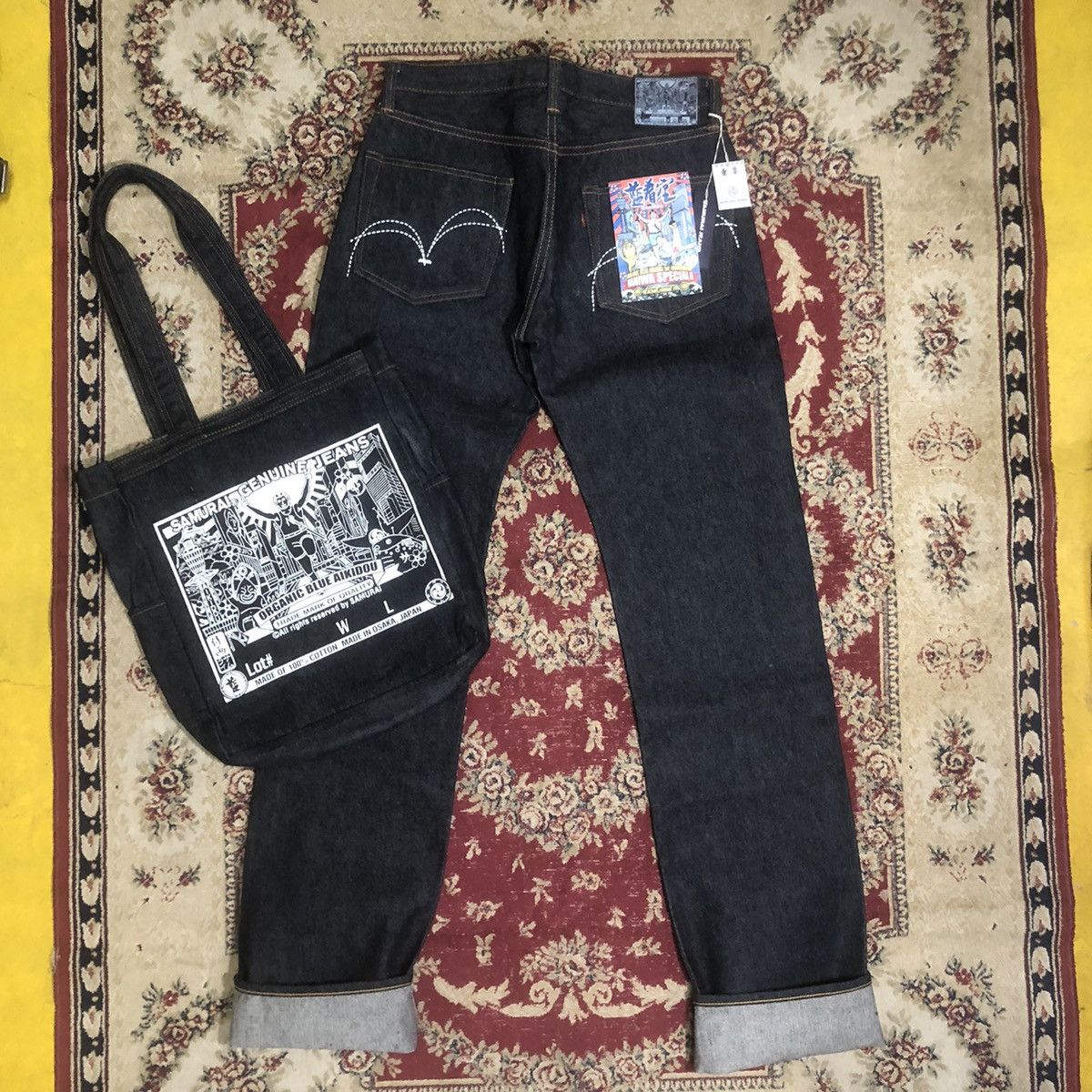 Japanese Brand × Samurai Jeans Samurai Maniwa Special 2 Denim Limited 19oz Size US 32 / EU 48 - 1 Thumbnail