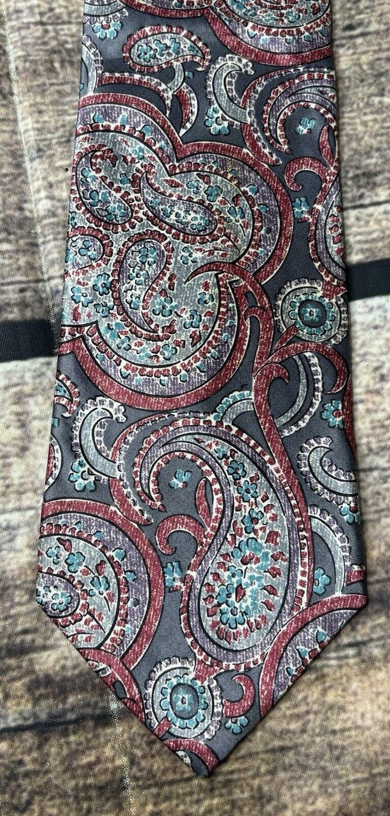 Dior Christian Dior Monsieur Pure Silk Men's Neck Tie Paisley USA Size ONE SIZE - 4 Thumbnail