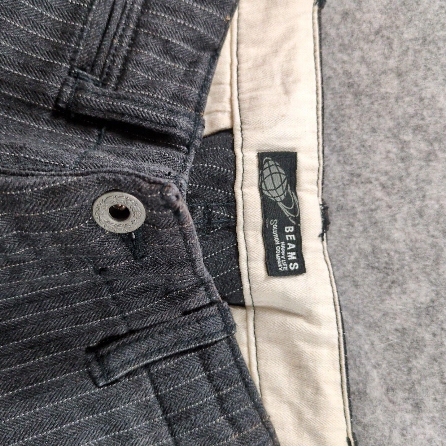 Beams Plus BEAMS Gray Pinstripe Chinos Made in Japan S Size US 30 / EU 46 - 2 Thumbnail