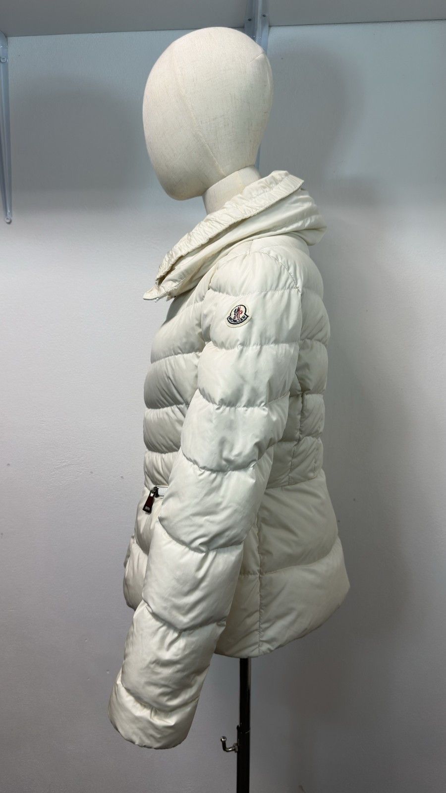 Moncler MONCLER Women's Miriel White Milky Down Jacket Size 3 Size M / US 6-8 / IT 42-44 - 9 Thumbnail