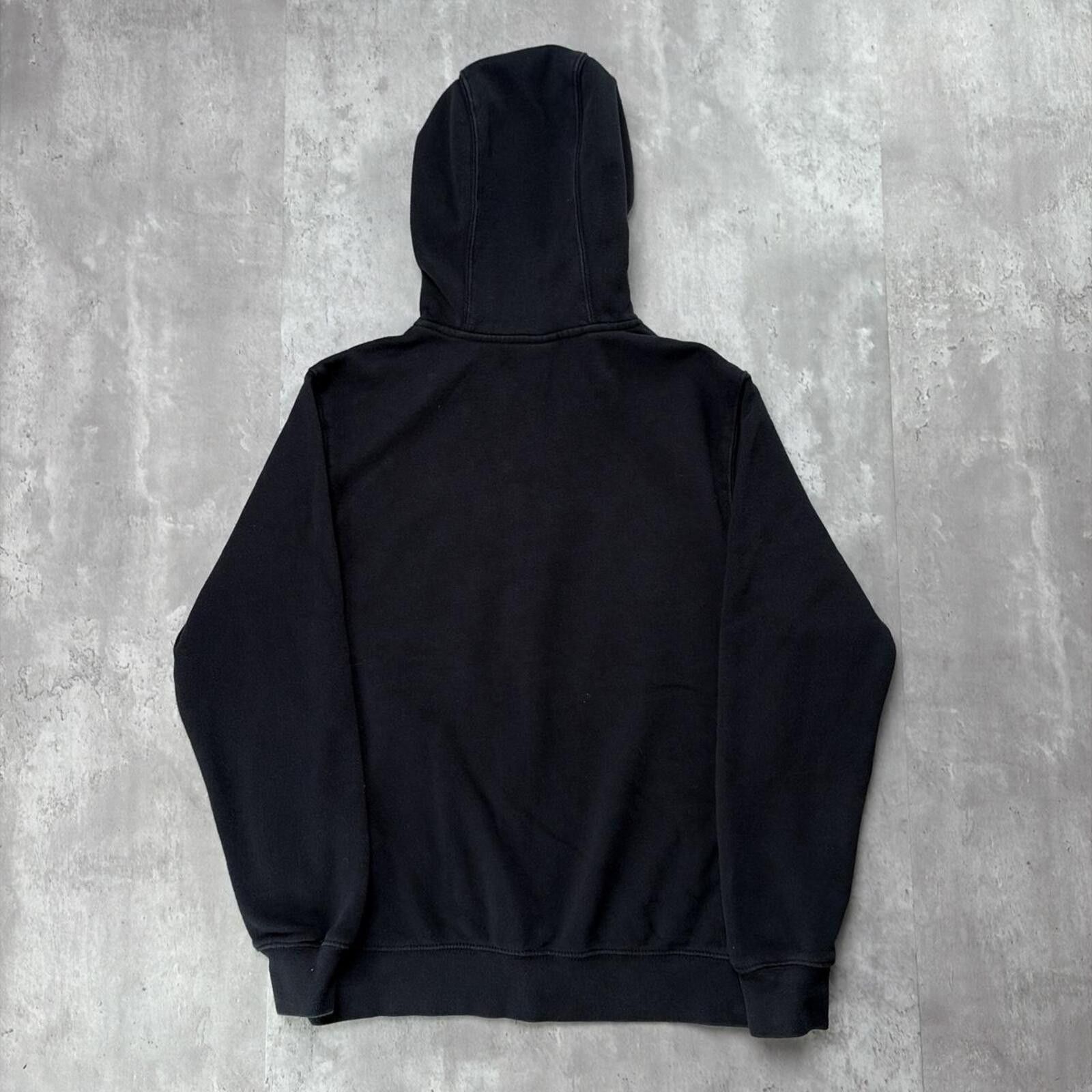 Nike Y2K Black Nike Swoosh Grunge Skater Zip Up Hoodie Size US S / EU 44-46 / 1 - 6 Thumbnail