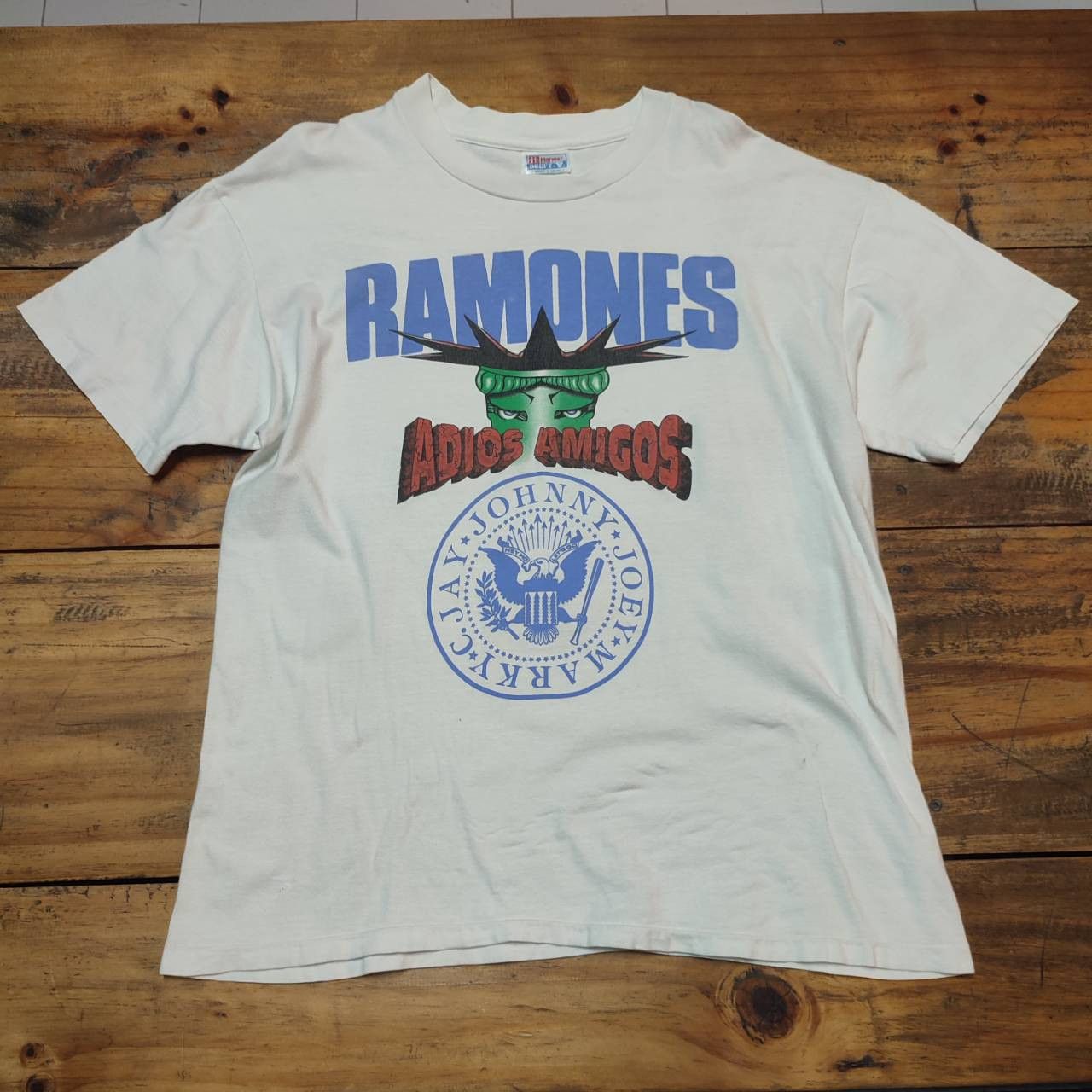 Band Tees × Vintage 🔥RARE🔥 Vintage Ramones Adios Amigos Japan 1995 T-Shirt Size US L / EU 52-54 / 3 - 2 Thumbnail