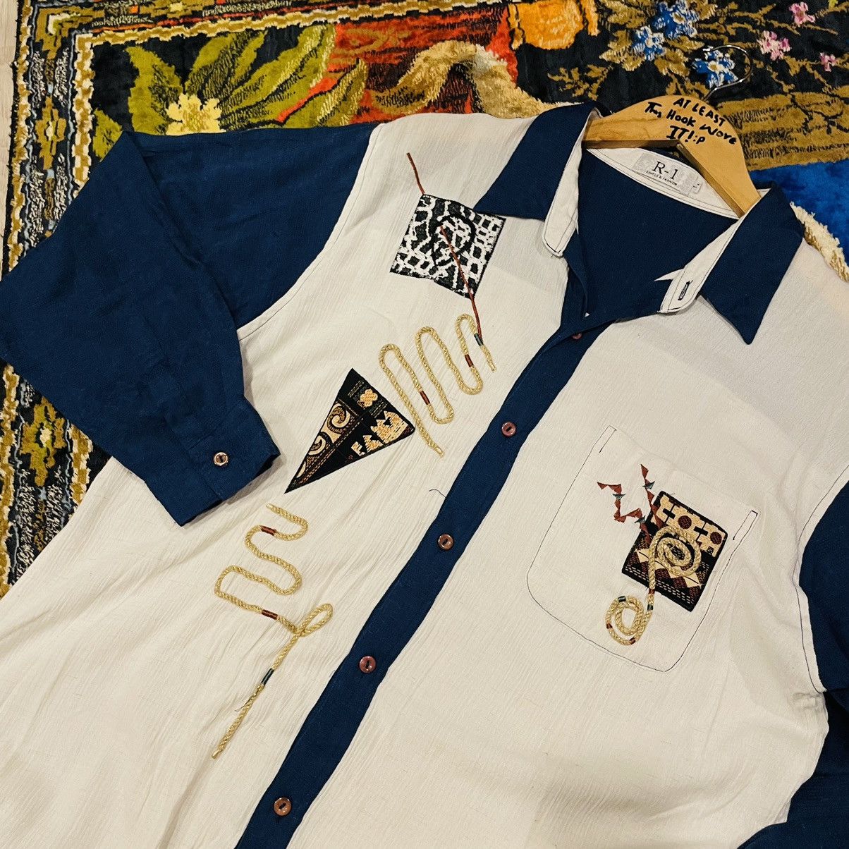 Vintage Vintage R1 Handmade Sailor Shirt Size US M / EU 48-50 / 2 - 1 Thumbnail