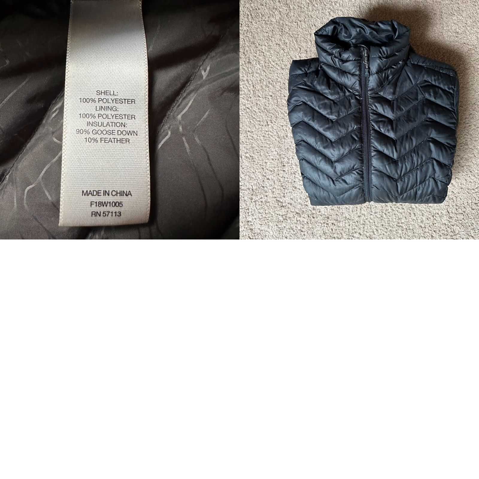 Vintage EMS Jacket Womens XS Packable Down Fill Puffer Black Jacket Size XS / US 0-2 / IT 36-38 - 9 Thumbnail