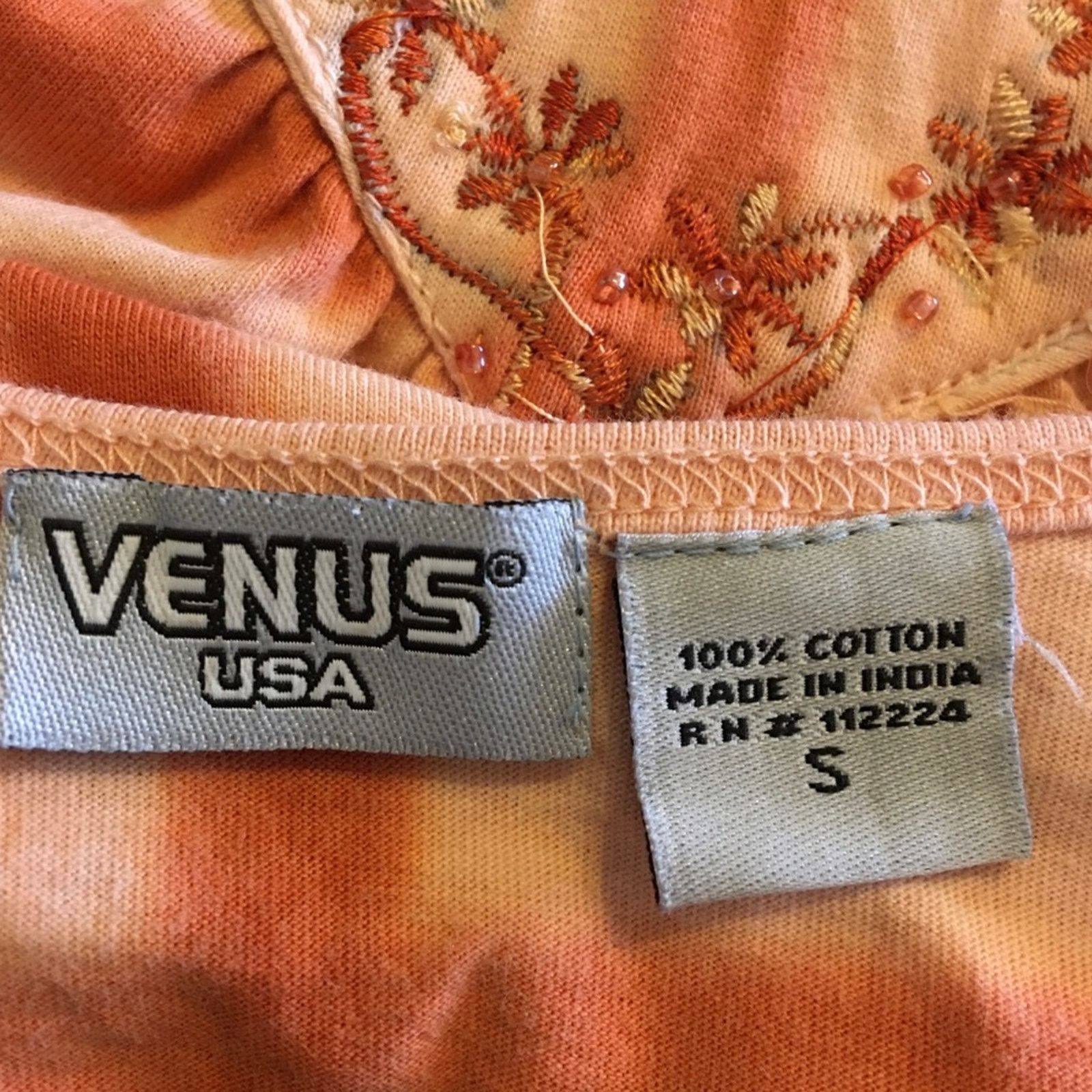 Other Venus tie dye beaded Embroidered Halter top Size S / US 4 / IT 40 - 6 Thumbnail