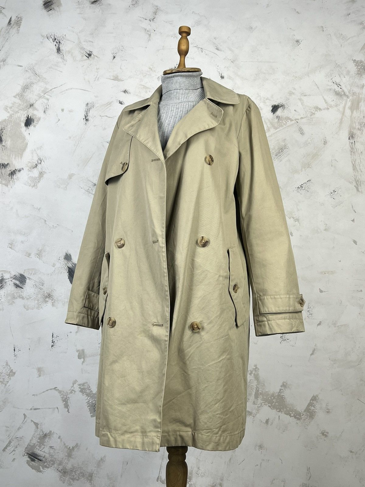 Gap Vintage GAP Classic Trench Coat Size L - XL Size L / US 10 / IT 46 - 2 Thumbnail
