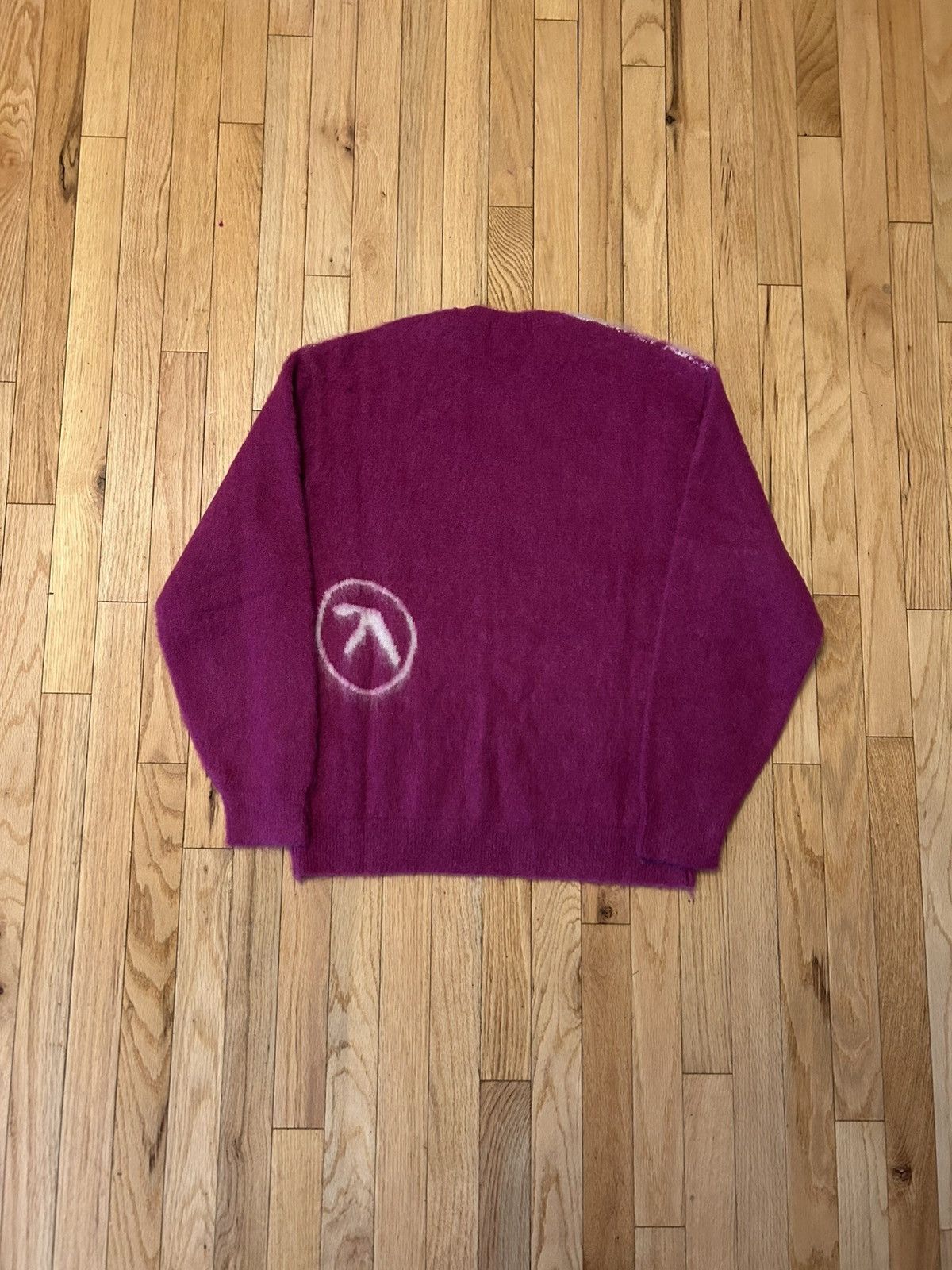 Band Tees × Supreme Supreme Aphex Twin Mohair Sweater Fuchsia Size US M / EU 48-50 / 2 - 5 Thumbnail