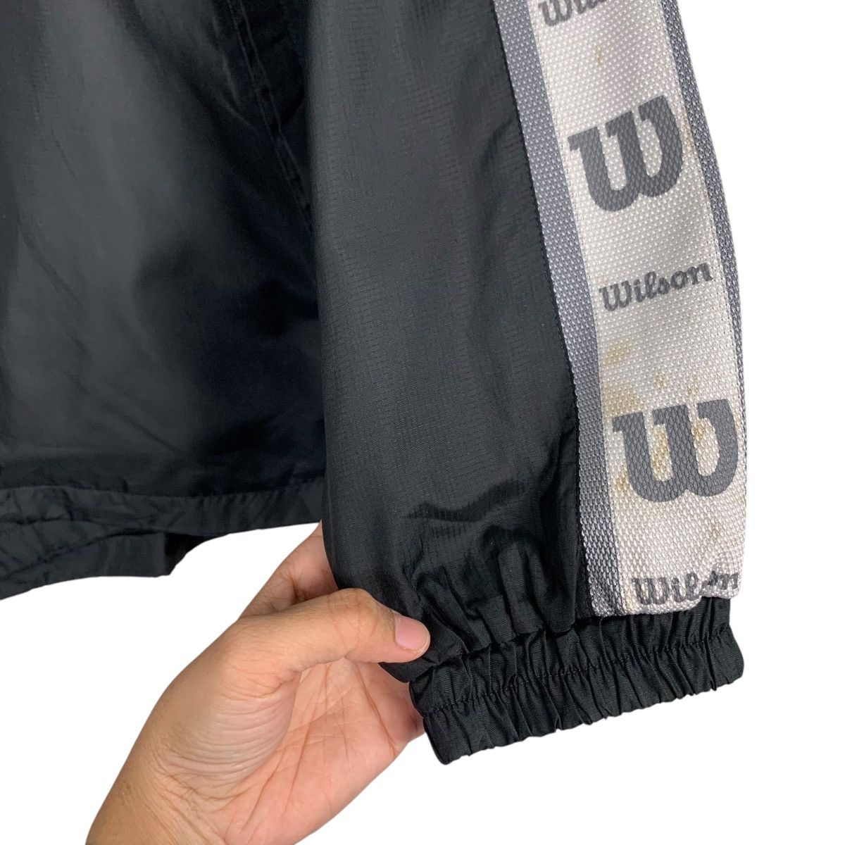 Wilson WILSON Embroidery Logo & Side Tape Logo Jacket #2359-C106 Size US L / EU 52-54 / 3 - 12 Thumbnail